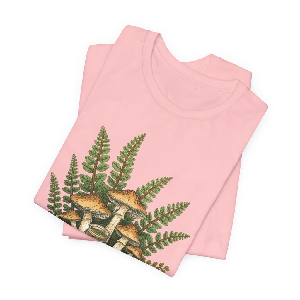 Mushroom Forest Tee — Ferns & Fairy Fungi Graphic T-Shirt