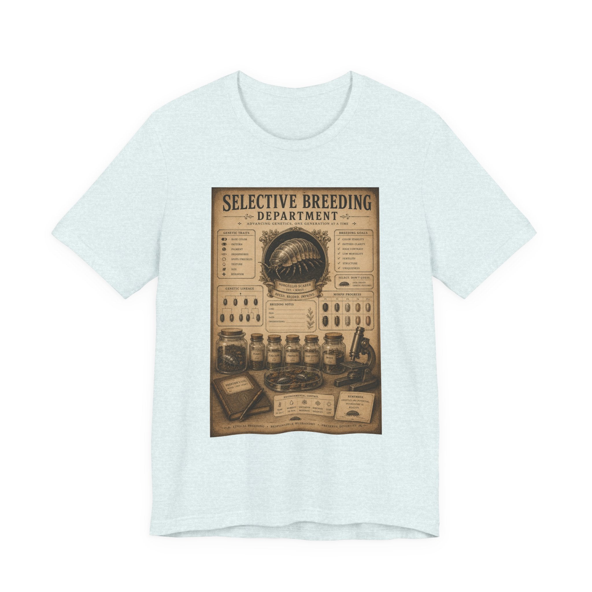 Selective Breeding Department T-Shirt — Vintage Science Illustration Tee