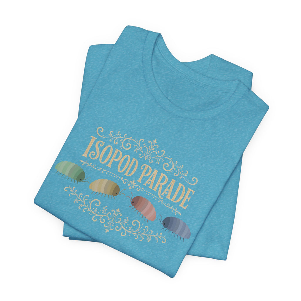 Isopod Parade T‑Shirt — Cute Isopod Shells Graphic Tee