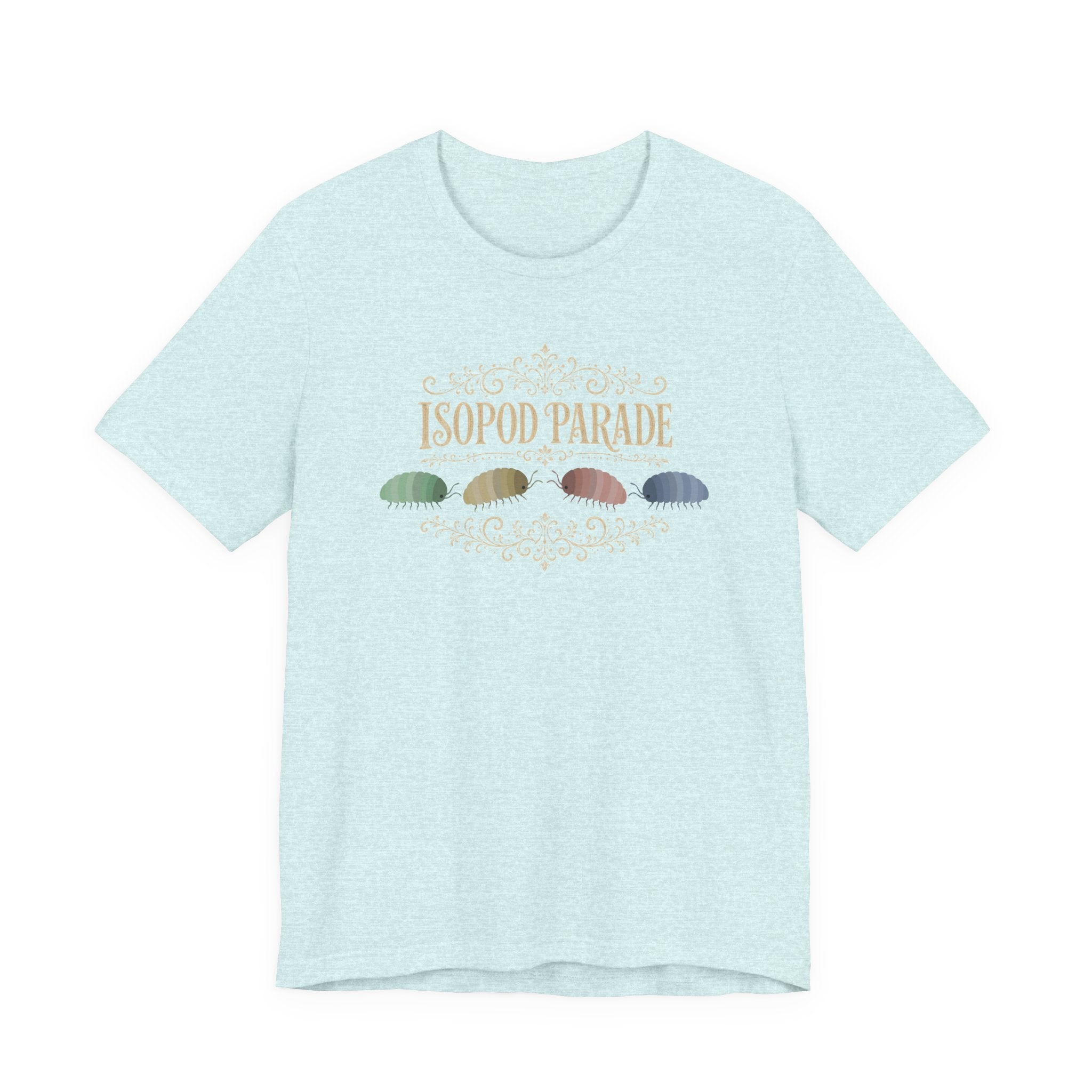 Isopod Parade T‑Shirt — Cute Isopod Shells Graphic Tee