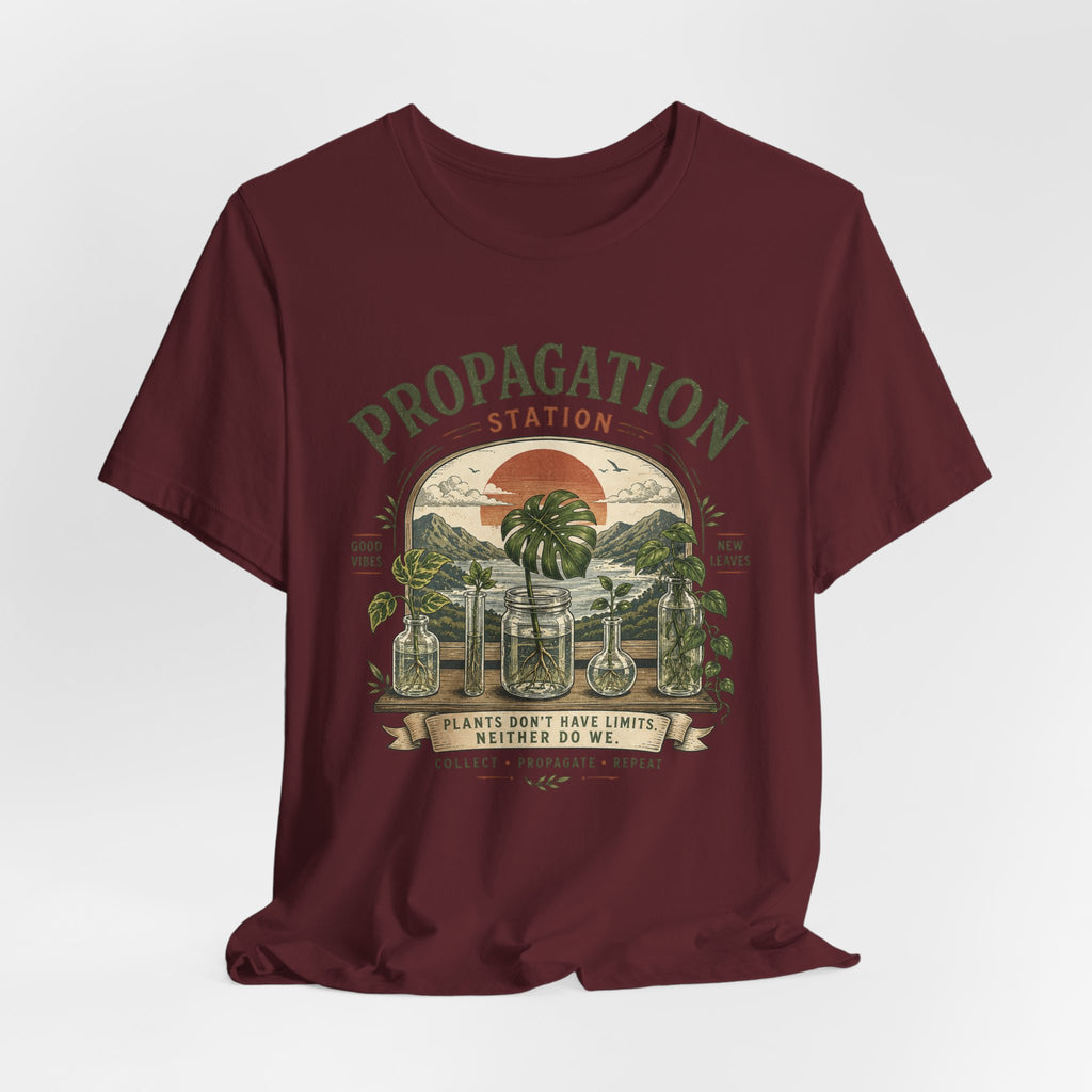 Propagation Station T-Shirt — Vintage Plant Propagation Gardening Tee
