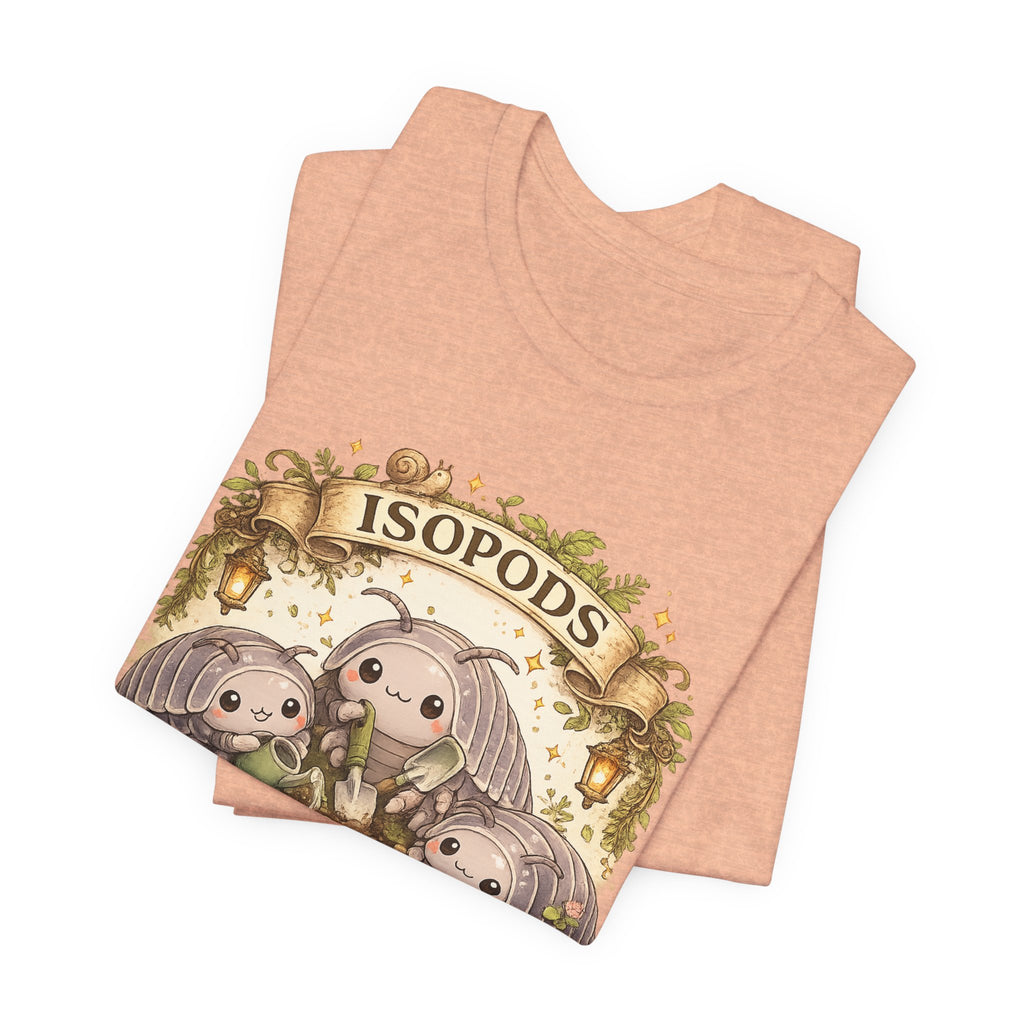 Isopods Tee — "Tiny Armored Gardeners" Cute Isopod T-Shirt