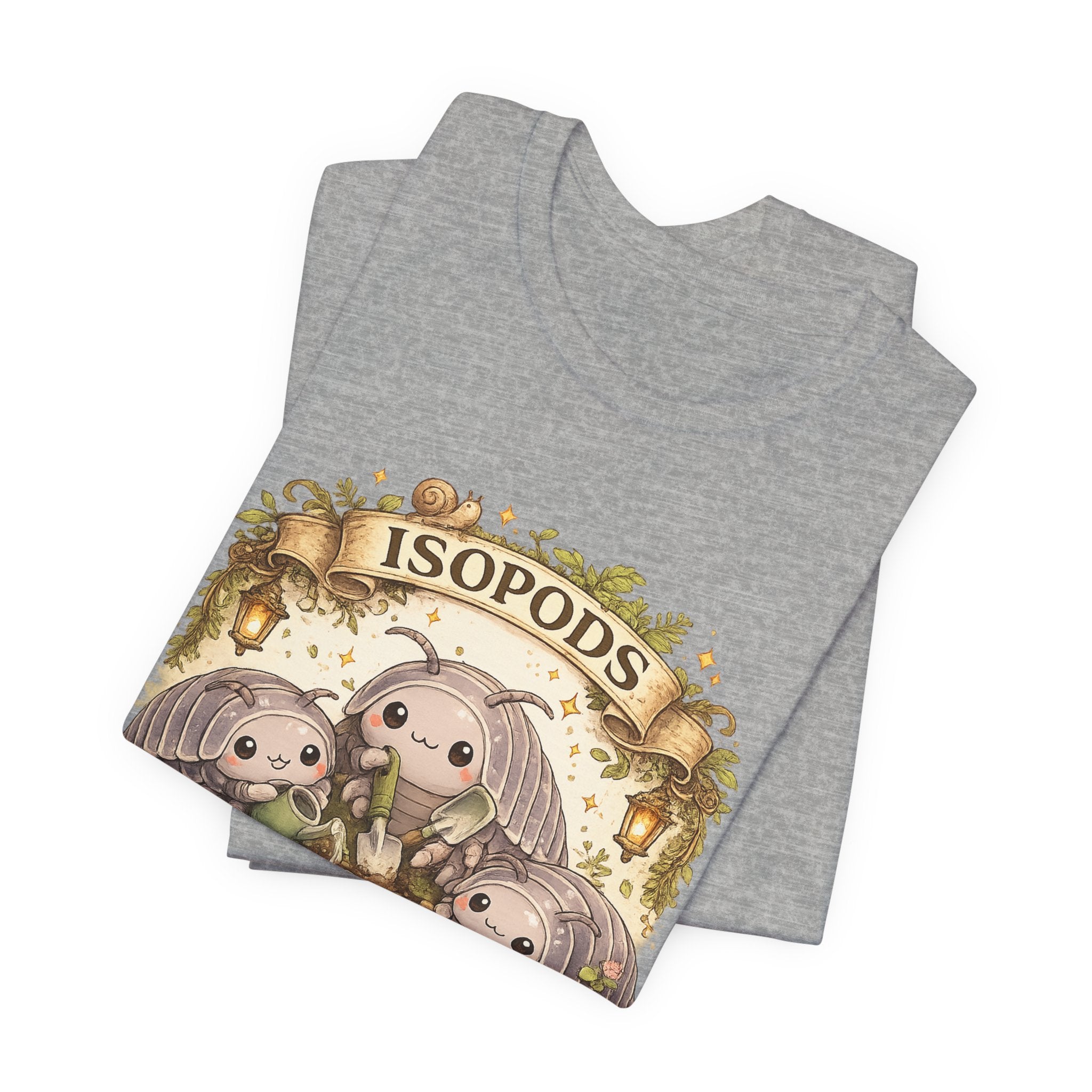 Isopods Tee — "Tiny Armored Gardeners" Cute Isopod T-Shirt