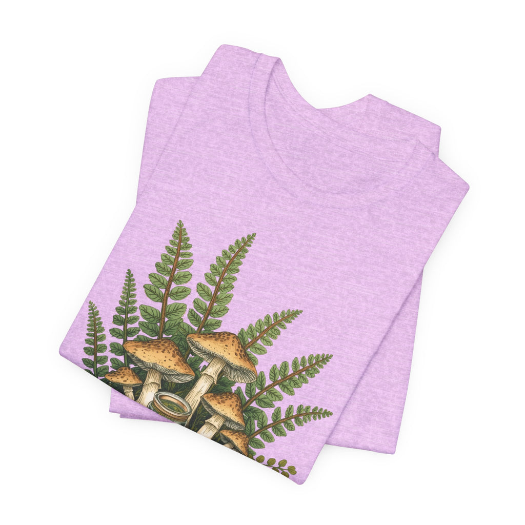 Mushroom Forest Tee — Ferns & Fairy Fungi Graphic T-Shirt