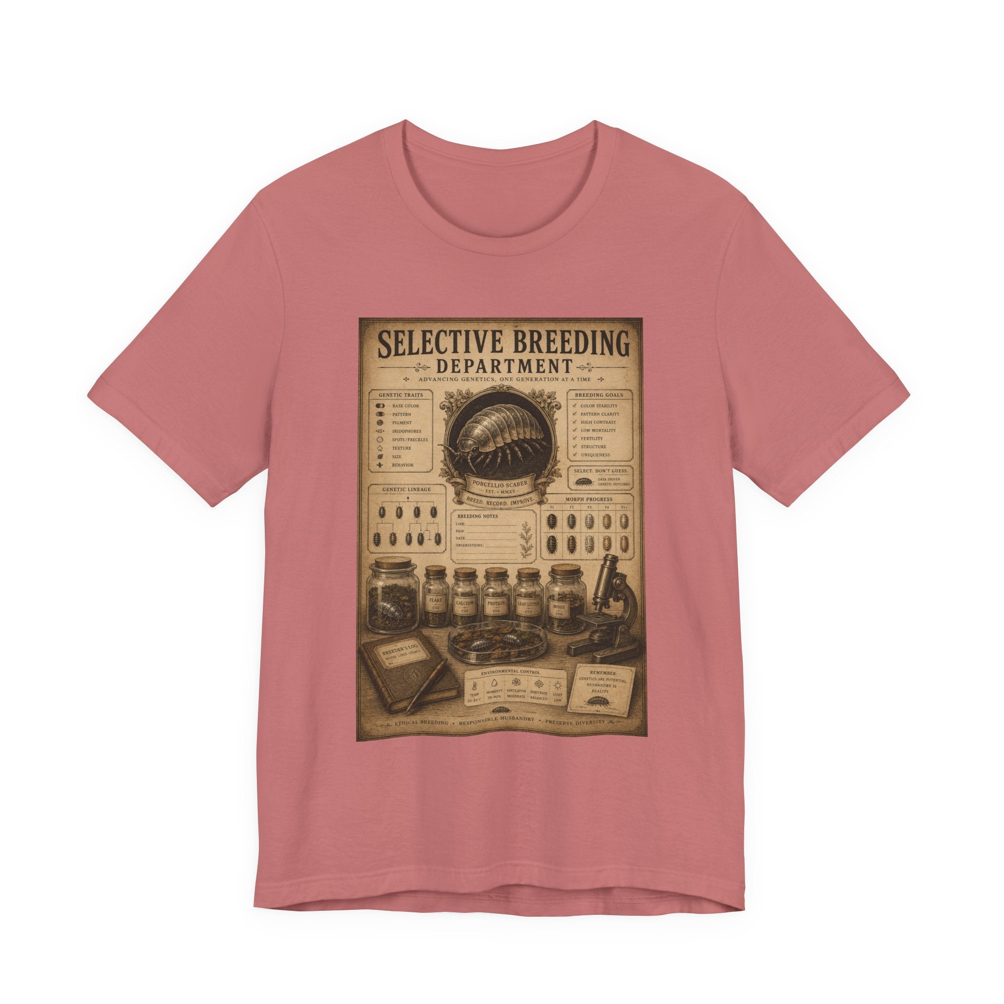 Selective Breeding Department T-Shirt — Vintage Science Illustration Tee