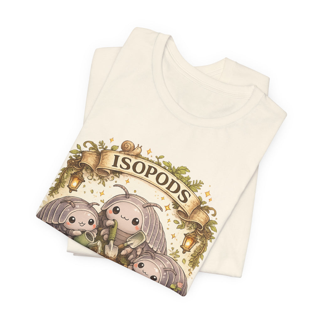 Isopods Tee — "Tiny Armored Gardeners" Cute Isopod T-Shirt