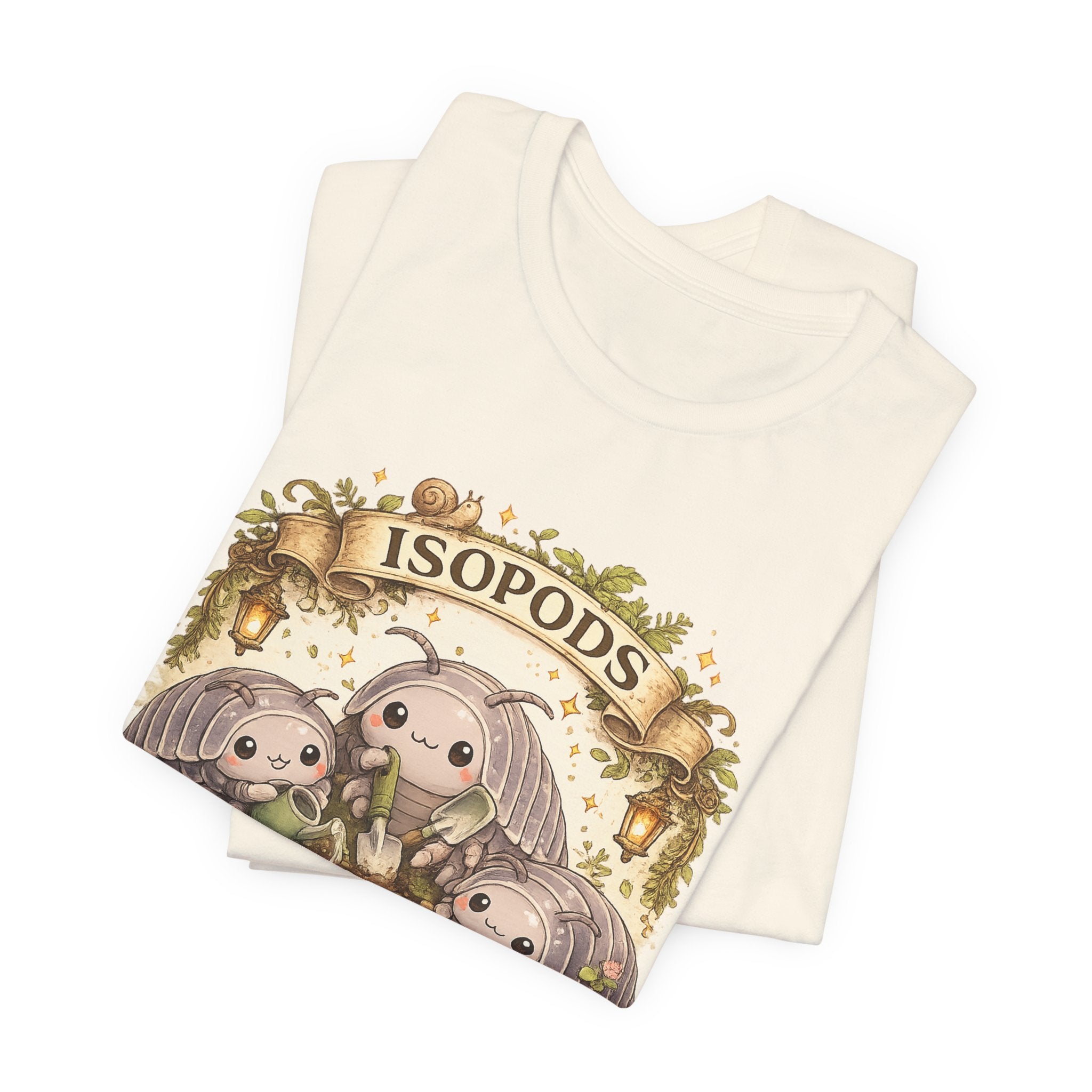 Isopods Tee — "Tiny Armored Gardeners" Cute Isopod T-Shirt