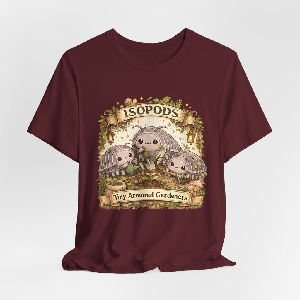 Isopods Tee — "Tiny Armored Gardeners" Cute Isopod T-Shirt