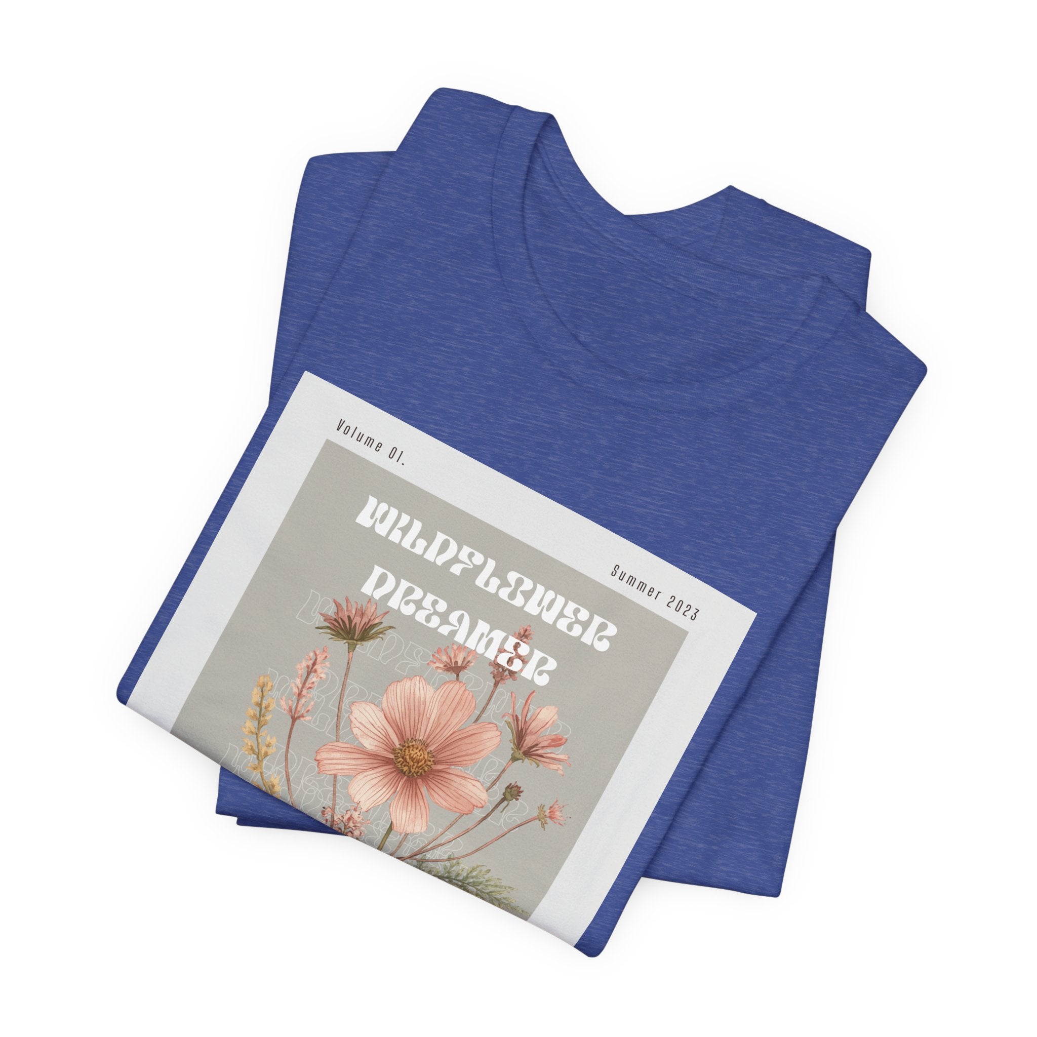 Floral Botanical Tee — 'Wildflower Desires' Vintage Garden Graphic Shirt