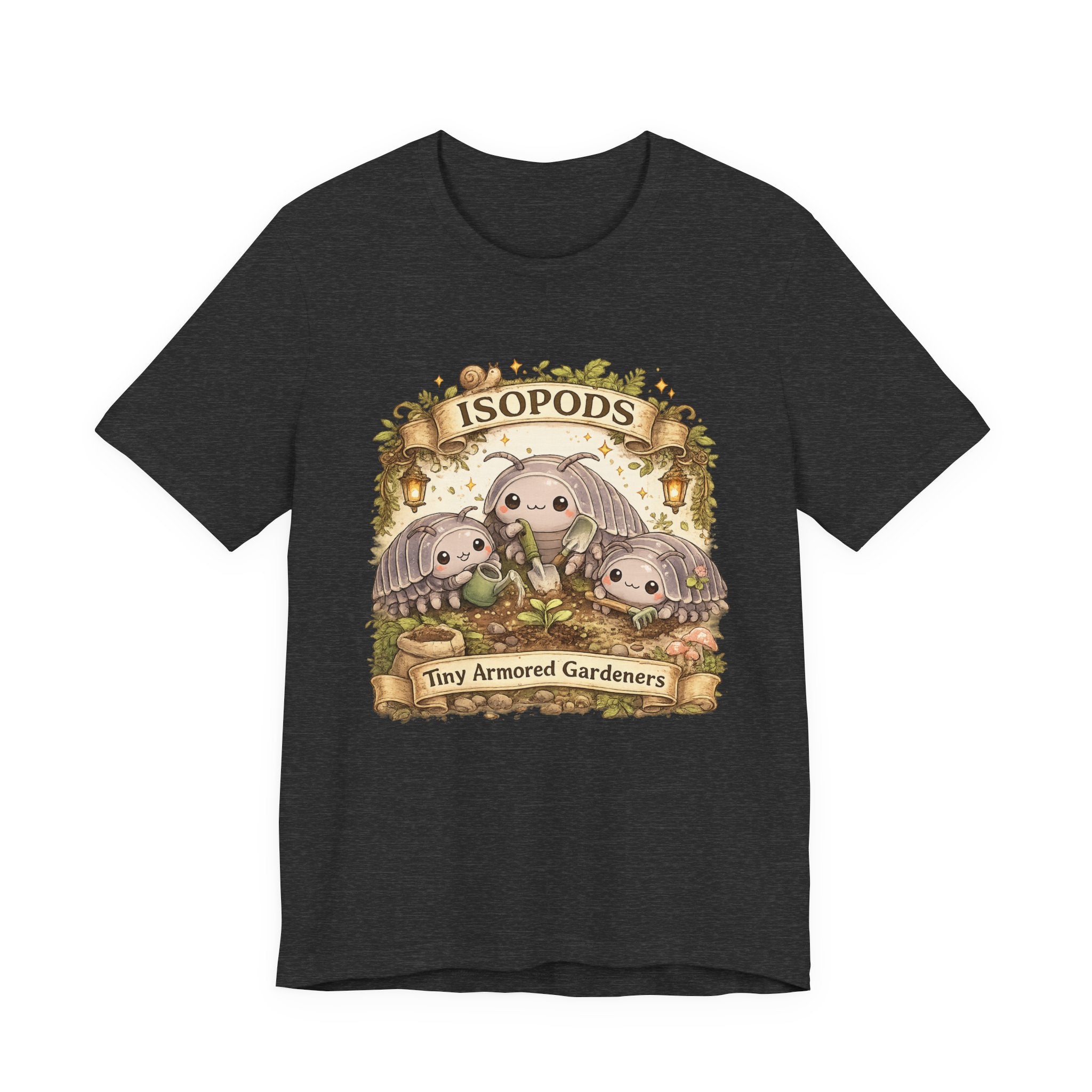 Isopods Tee — "Tiny Armored Gardeners" Cute Isopod T-Shirt