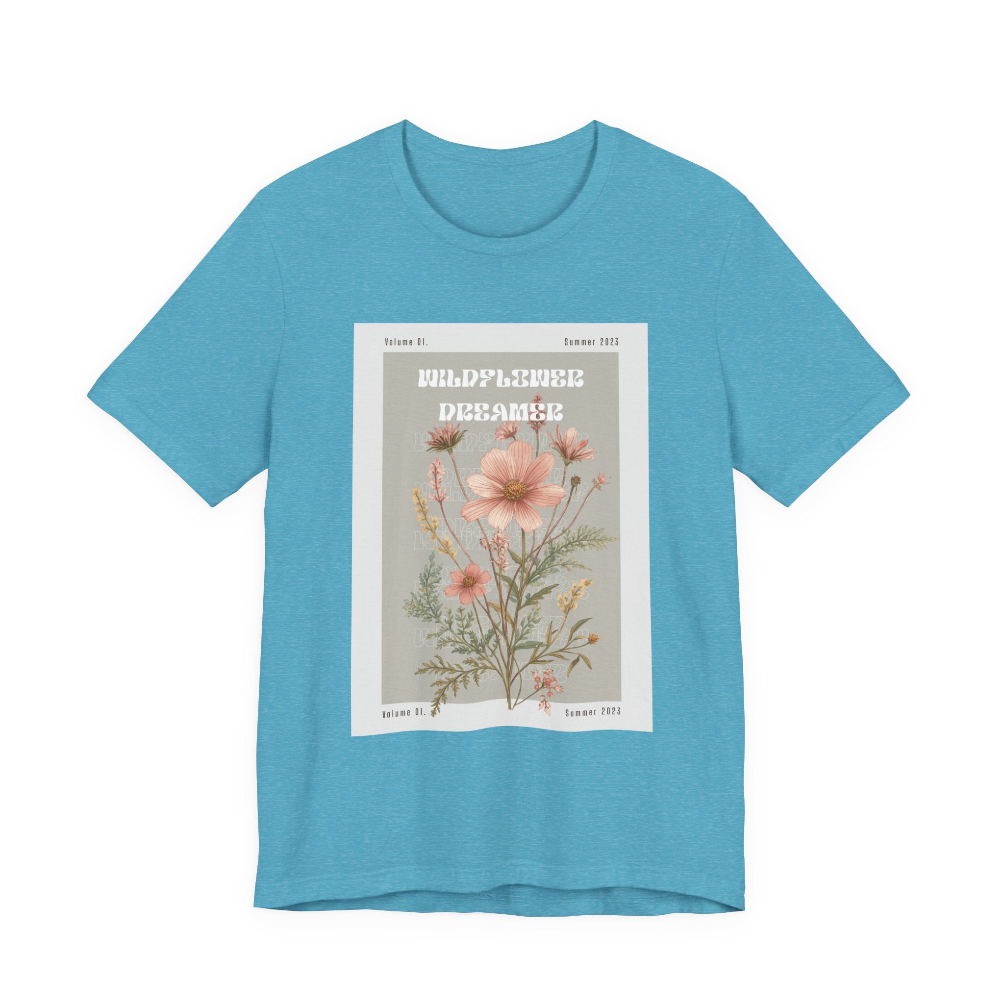Floral Botanical Tee — 'Wildflower Desires' Vintage Garden Graphic Shirt