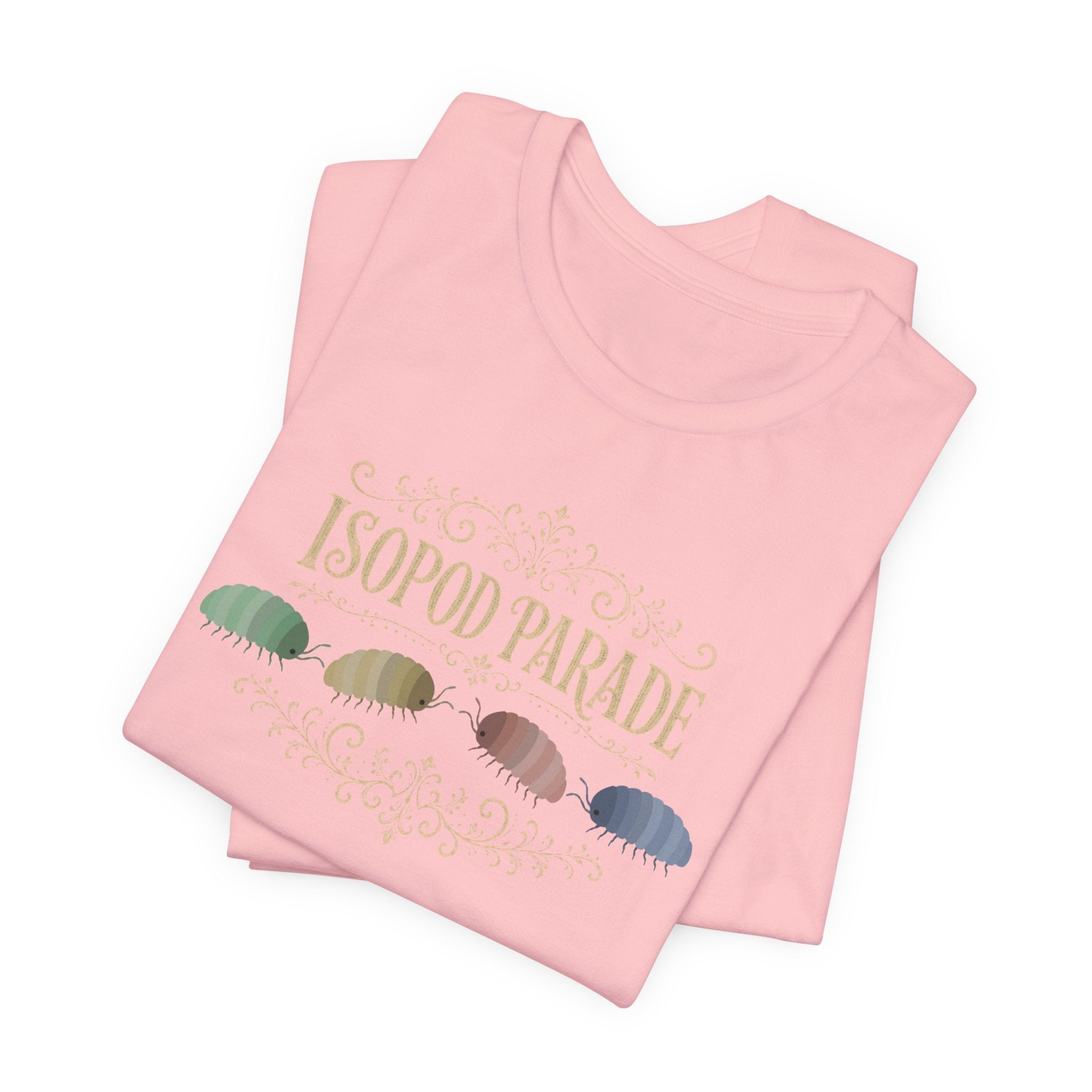 Isopod Parade T‑Shirt — Cute Isopod Shells Graphic Tee