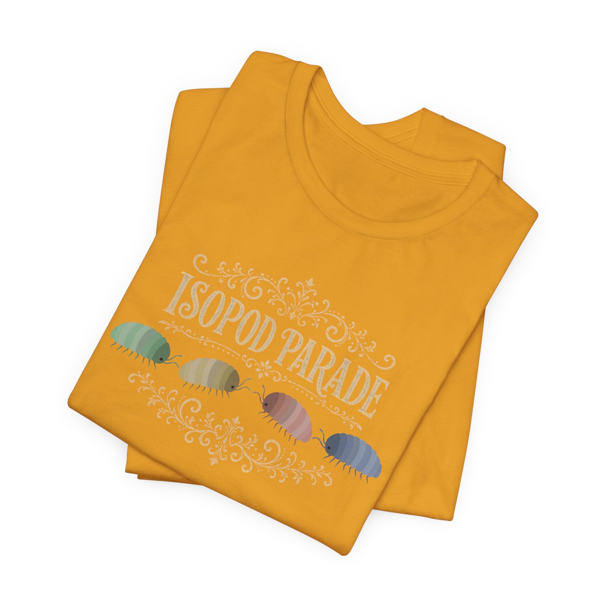 Isopod Parade T‑Shirt — Cute Isopod Shells Graphic Tee