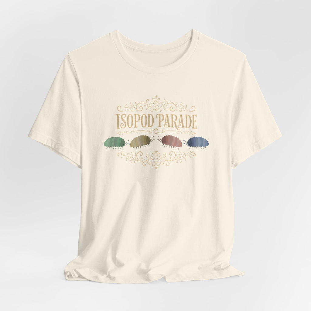 Isopod Parade T‑Shirt — Cute Isopod Shells Graphic Tee