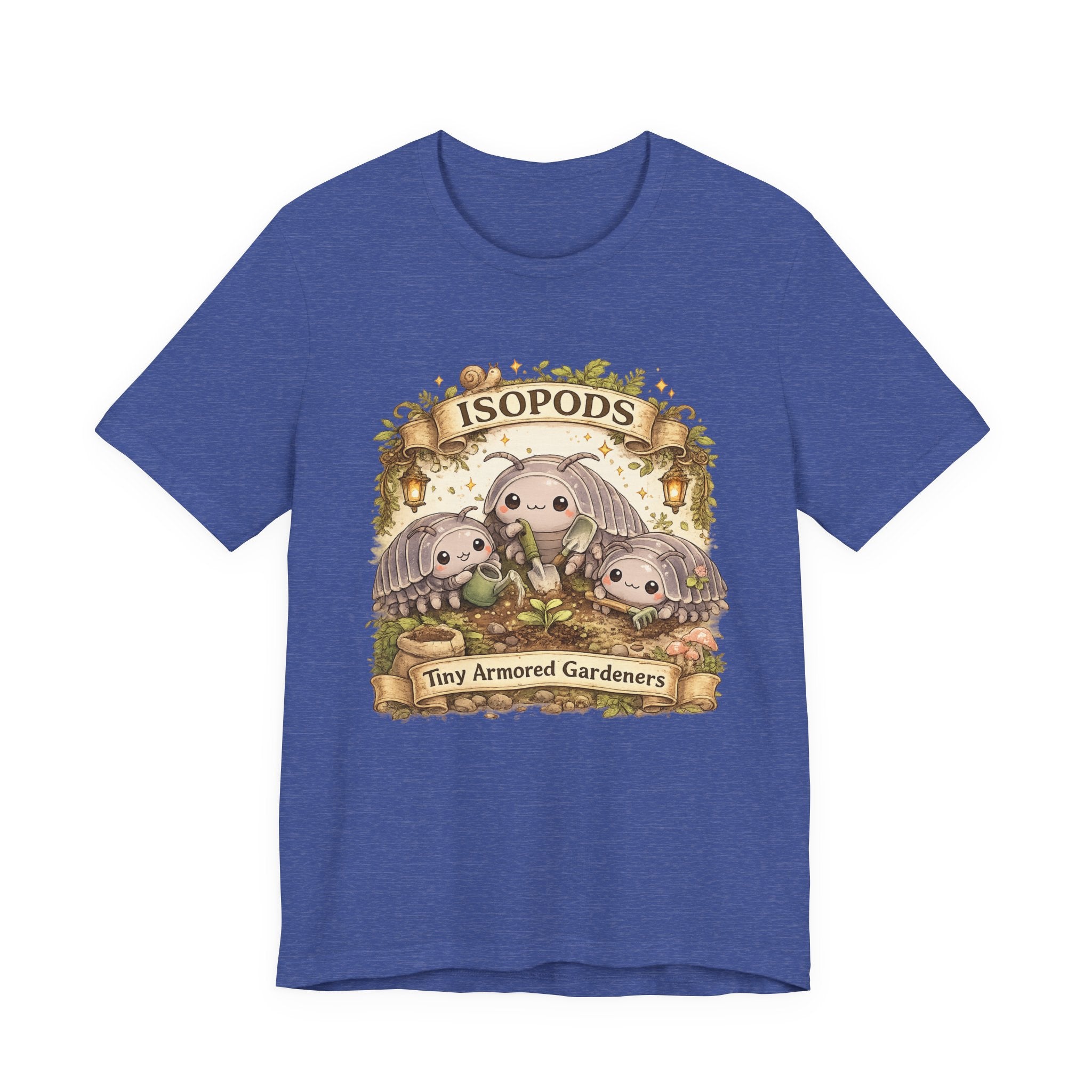 Isopods Tee — "Tiny Armored Gardeners" Cute Isopod T-Shirt