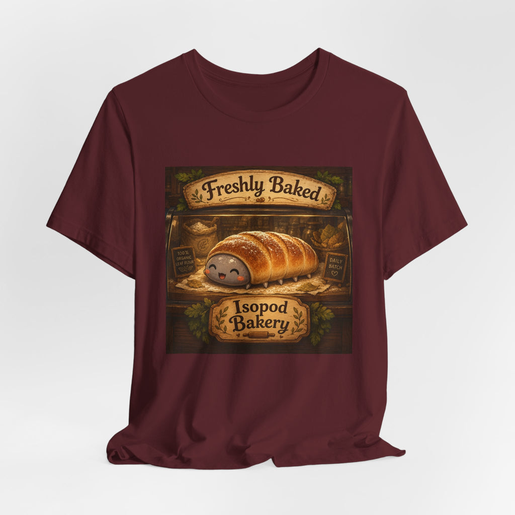 Freshly Baked Isopod Bakery T‑Shirt  Cute Pastry Animal Tee