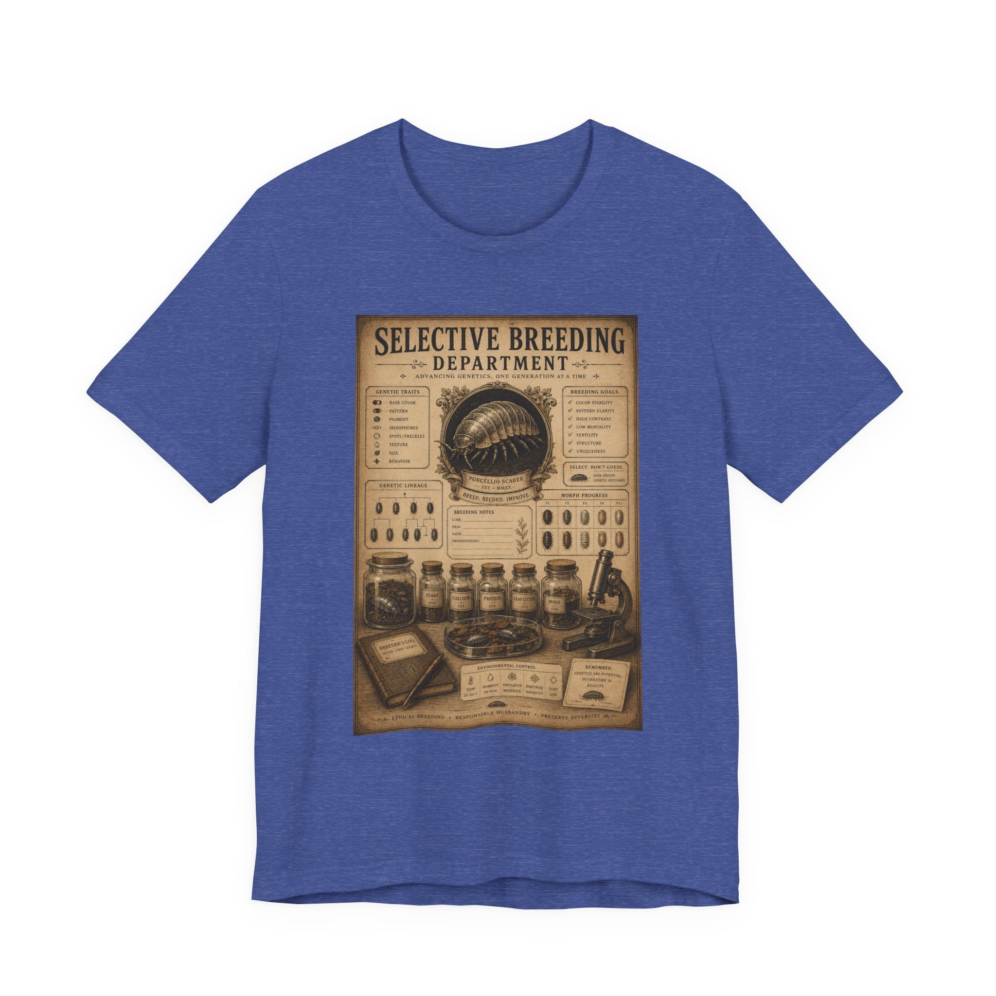 Selective Breeding Department T-Shirt — Vintage Science Illustration Tee