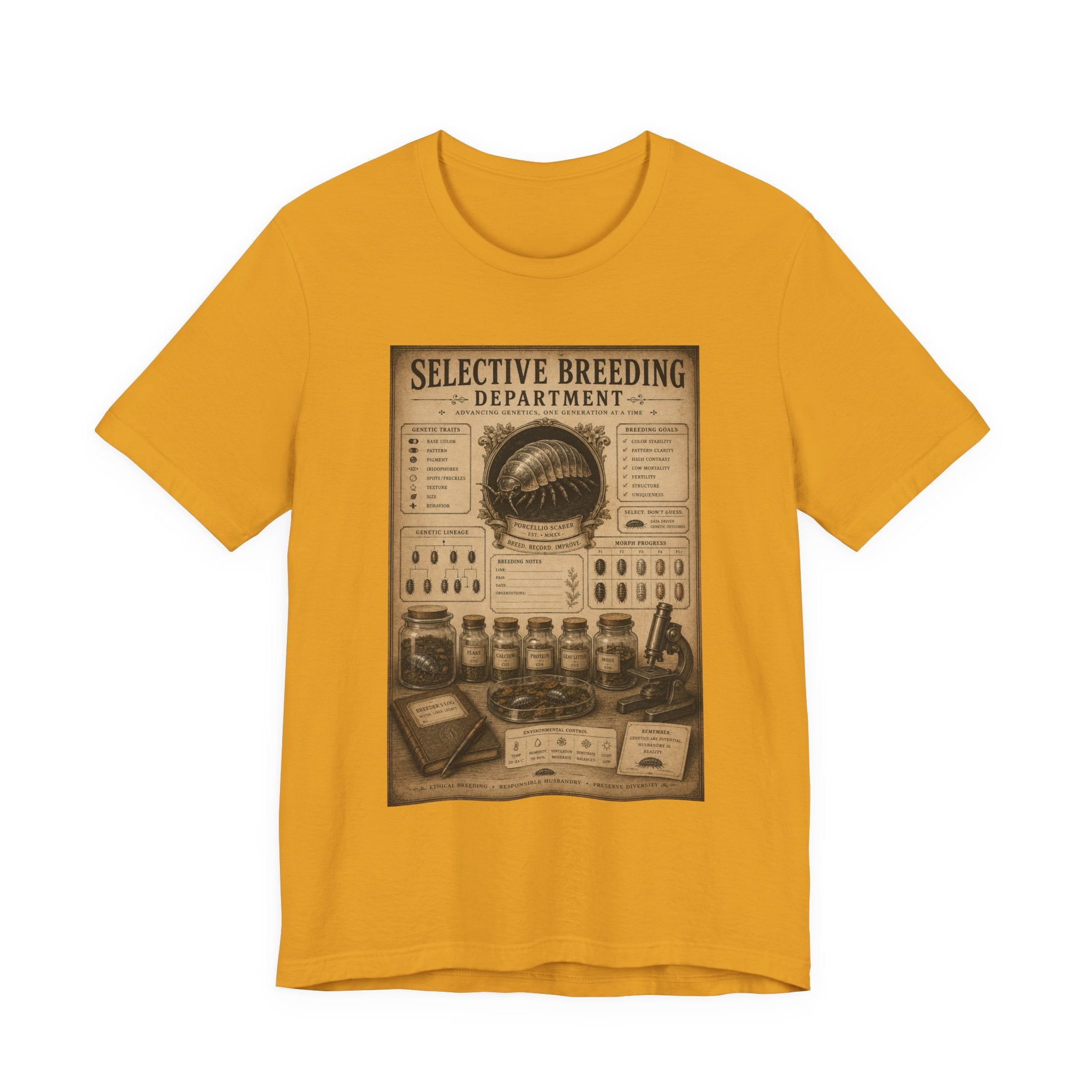 Selective Breeding Department T-Shirt — Vintage Science Illustration Tee