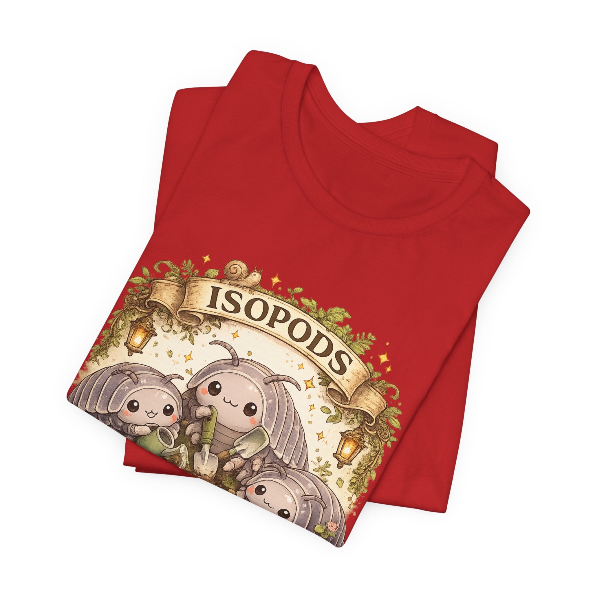 Isopods Tee — "Tiny Armored Gardeners" Cute Isopod T-Shirt