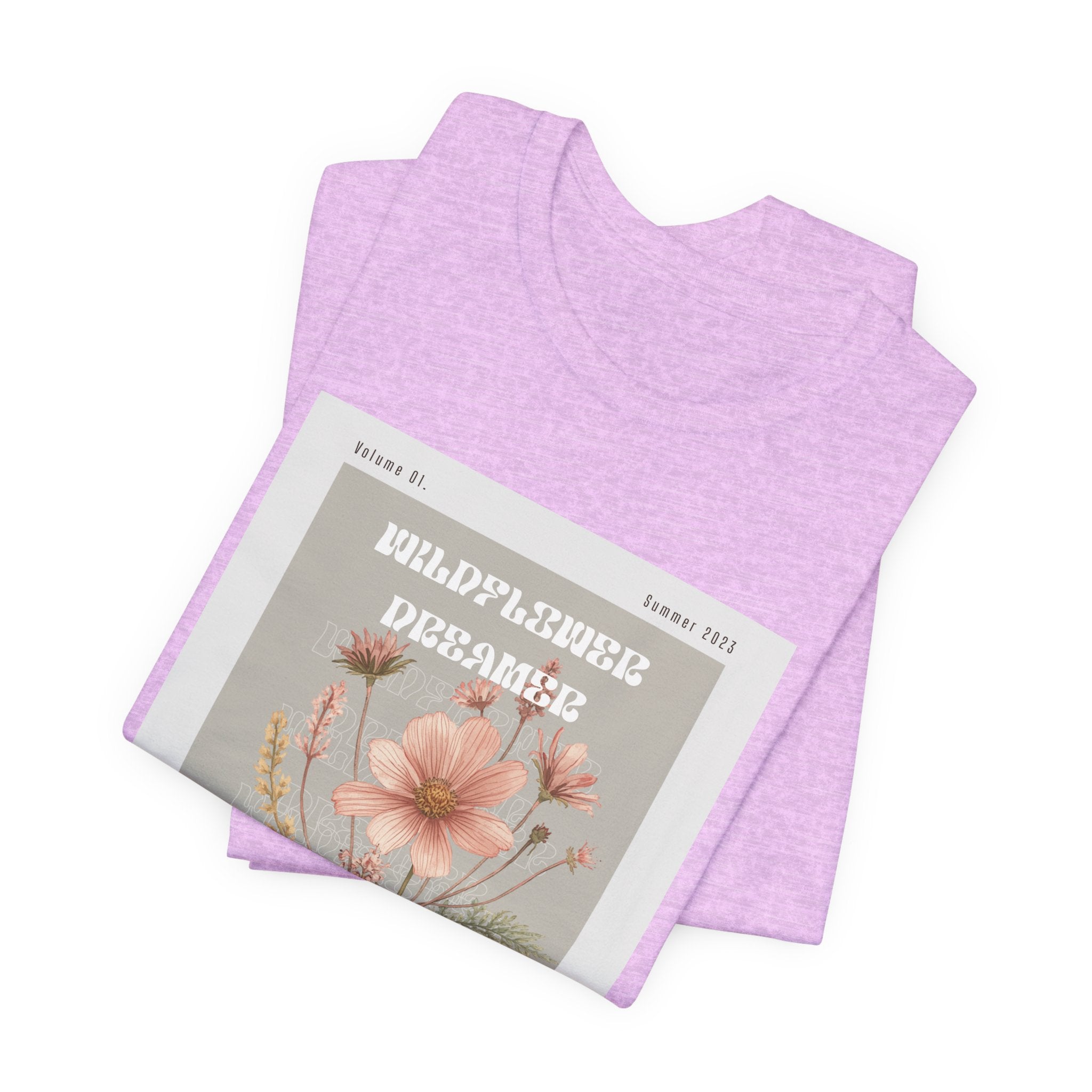 Floral Botanical Tee — 'Wildflower Desires' Vintage Garden Graphic Shirt