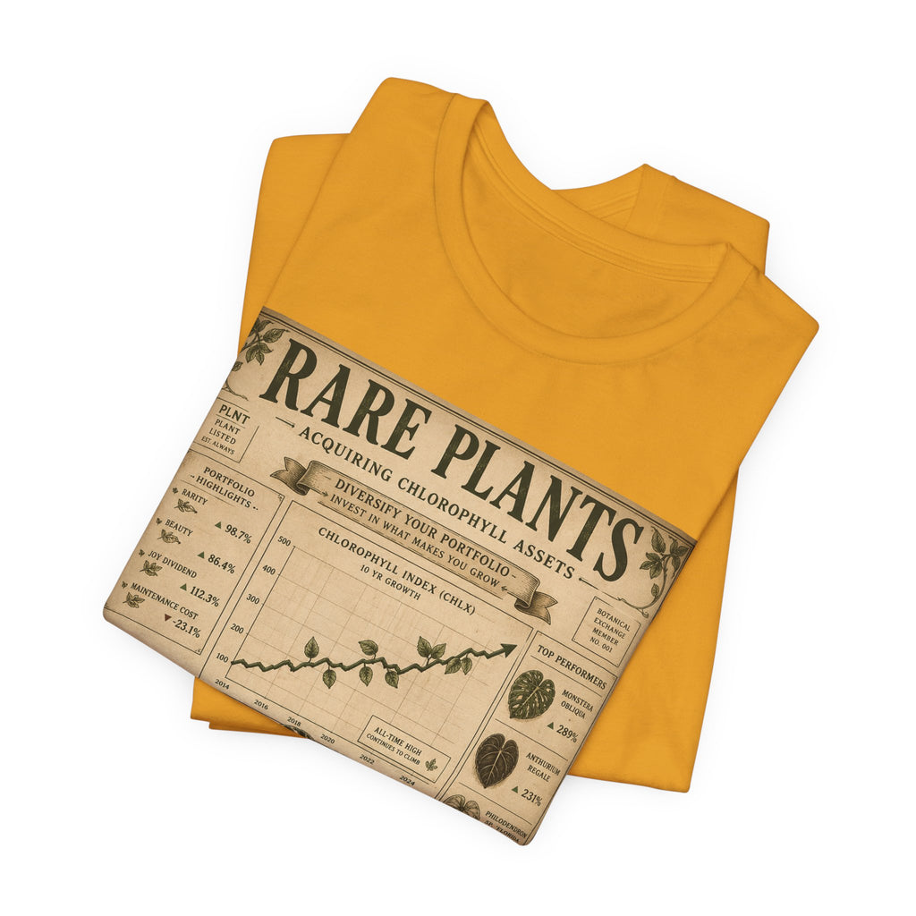 Rare Plants Vintage Graphic Tee — Botanical Chart T-Shirt