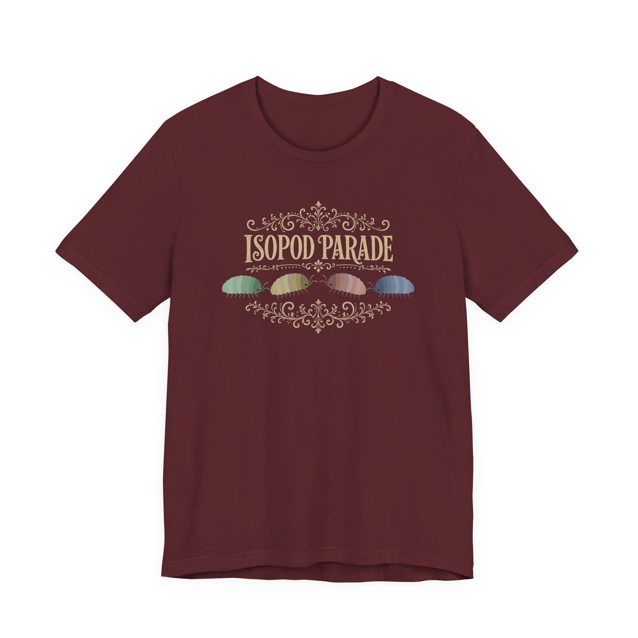 Isopod Parade T‑Shirt — Cute Isopod Shells Graphic Tee