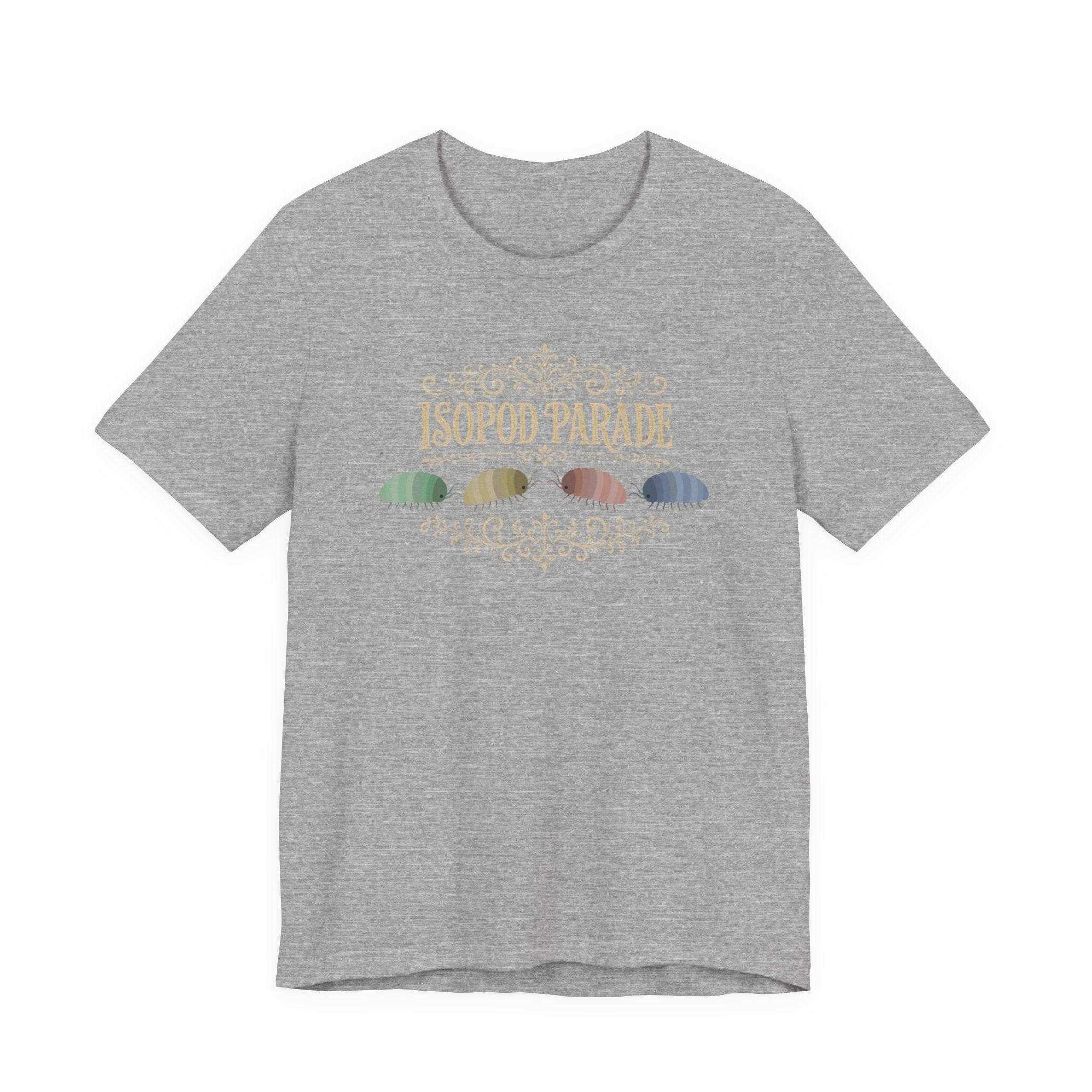 Isopod Parade T‑Shirt — Cute Isopod Shells Graphic Tee