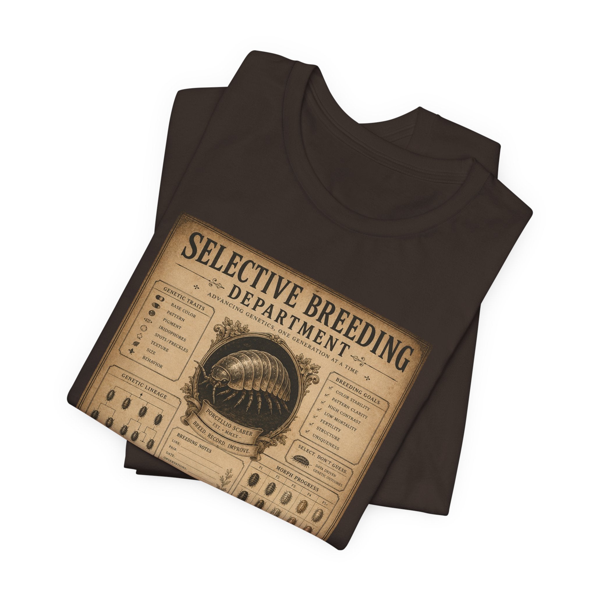 Selective Breeding Department T-Shirt — Vintage Science Illustration Tee