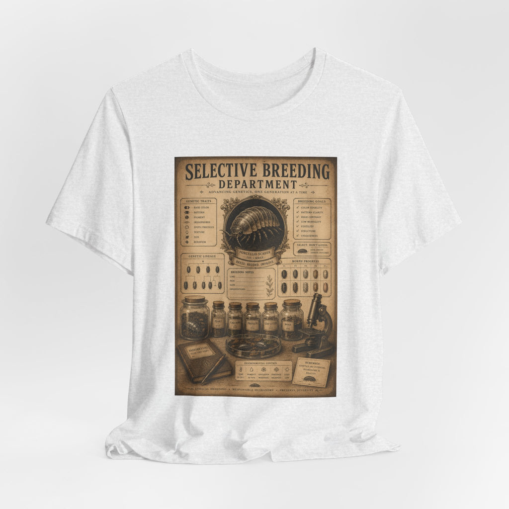 Selective Breeding Department T-Shirt — Vintage Science Illustration Tee