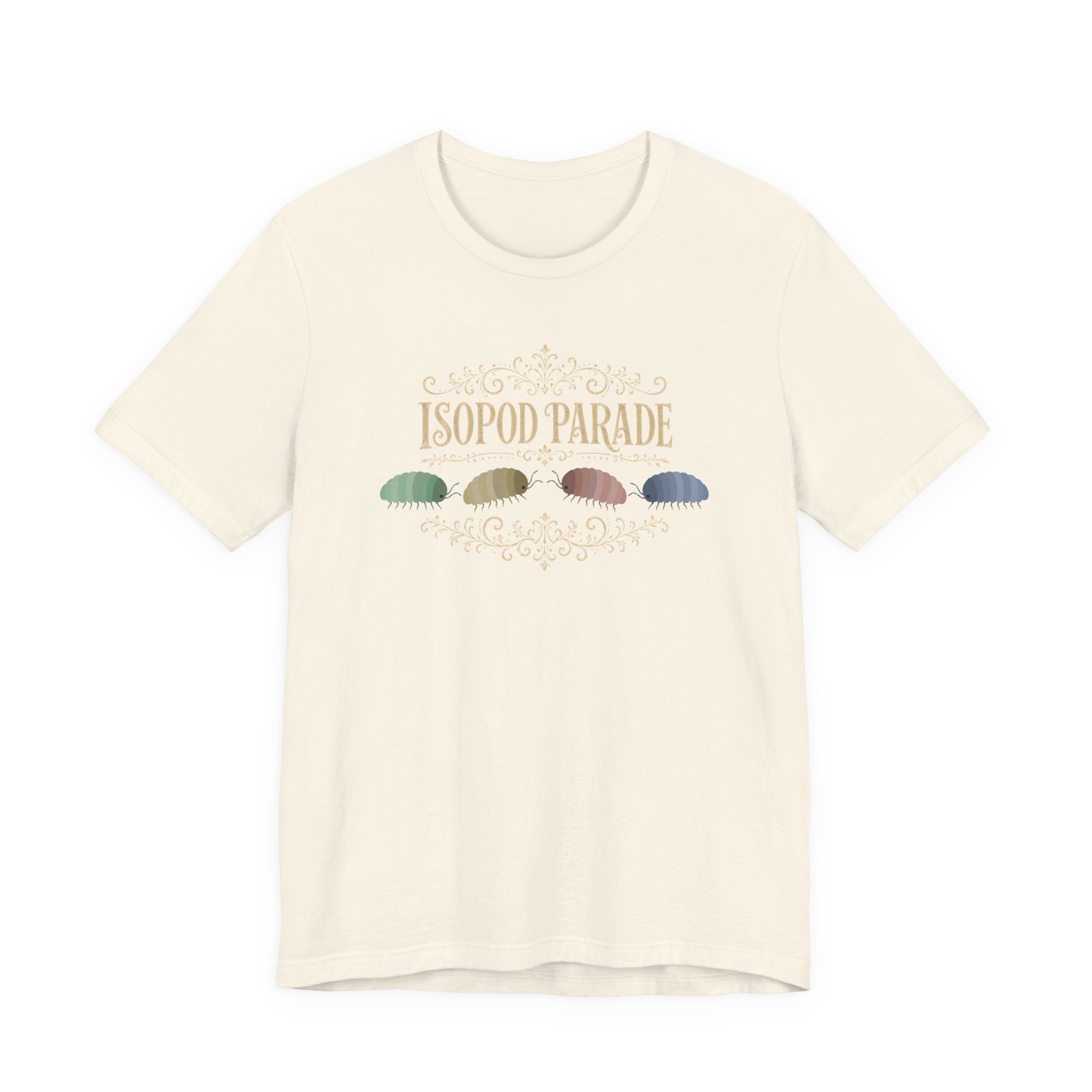 Isopod Parade T‑Shirt — Cute Isopod Shells Graphic Tee