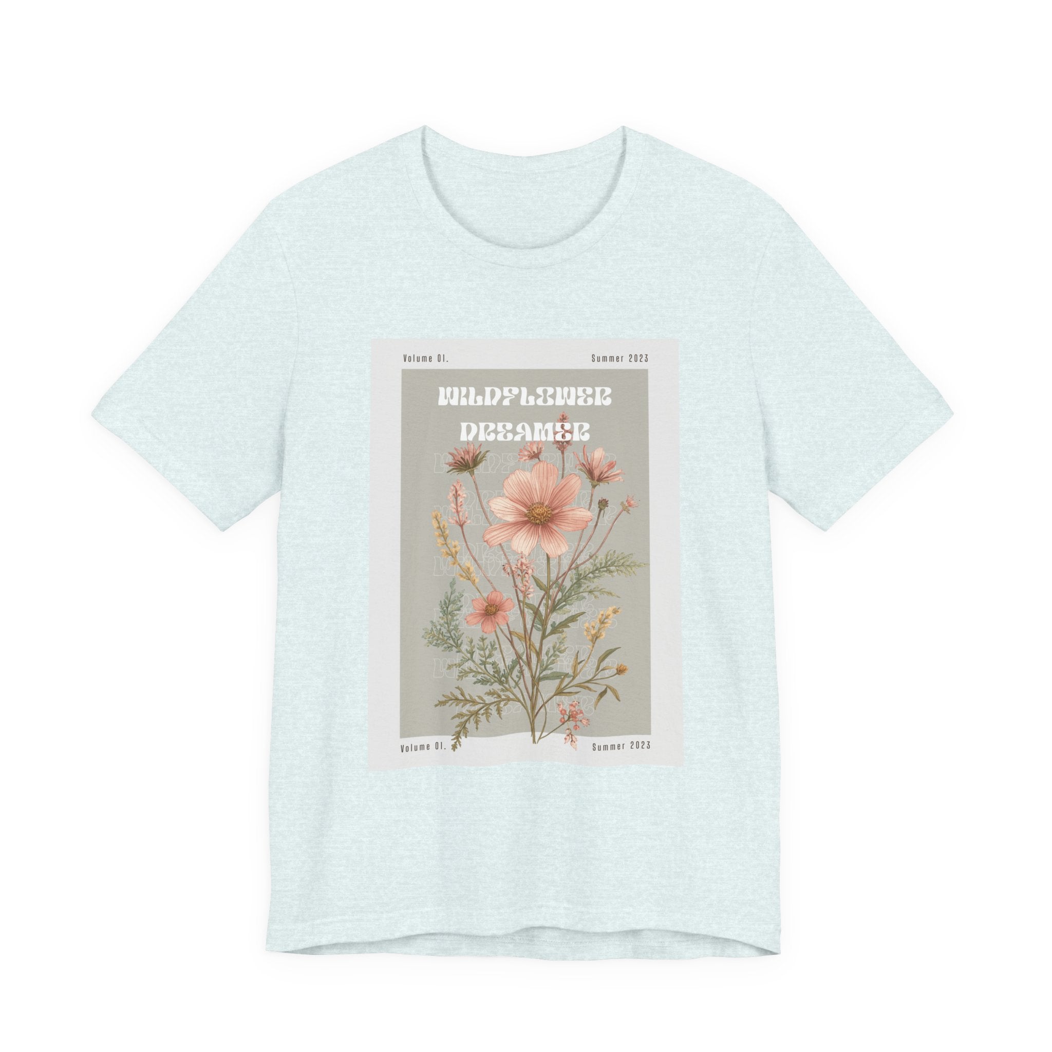 Floral Botanical Tee — 'Wildflower Desires' Vintage Garden Graphic Shirt