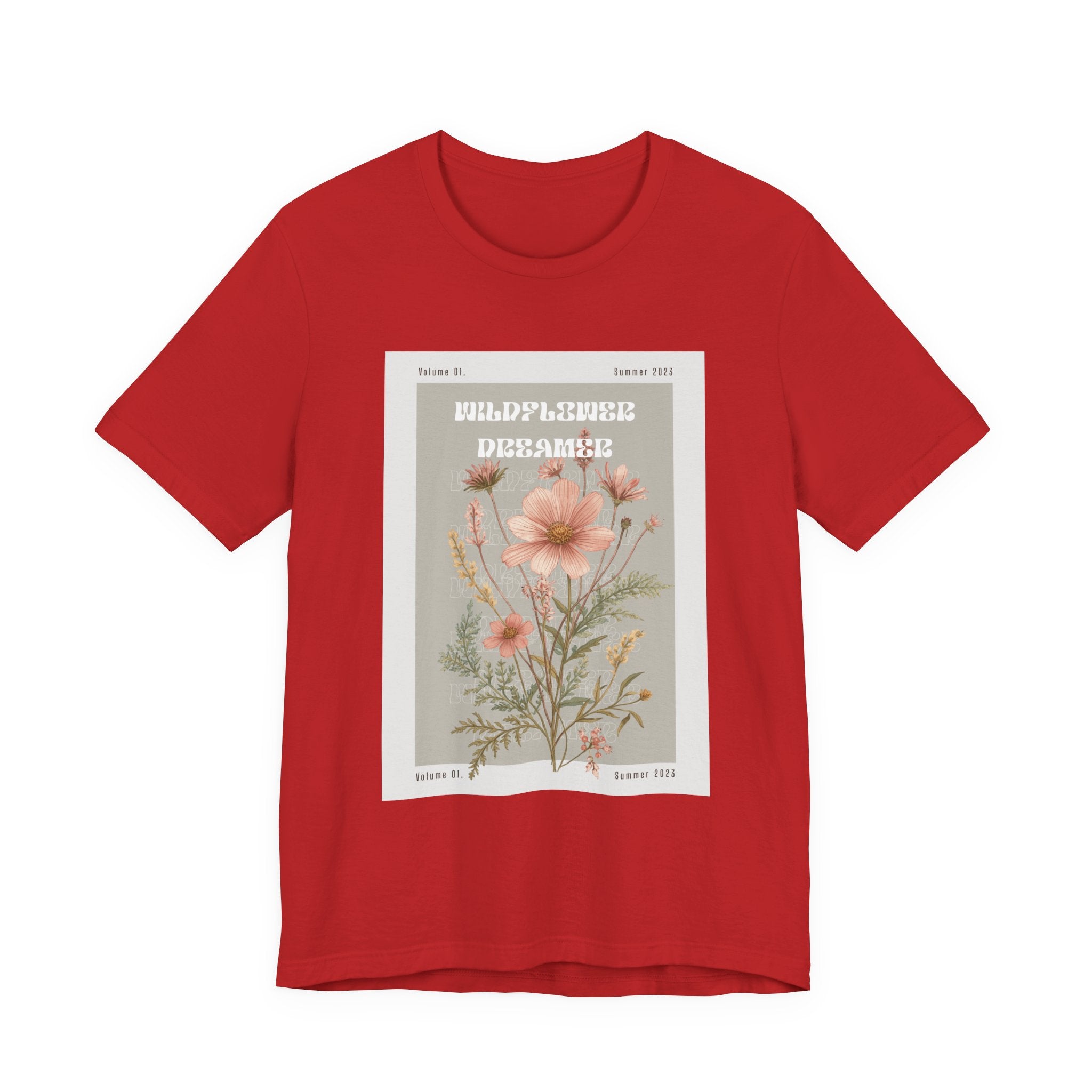 Floral Botanical Tee — 'Wildflower Desires' Vintage Garden Graphic Shirt