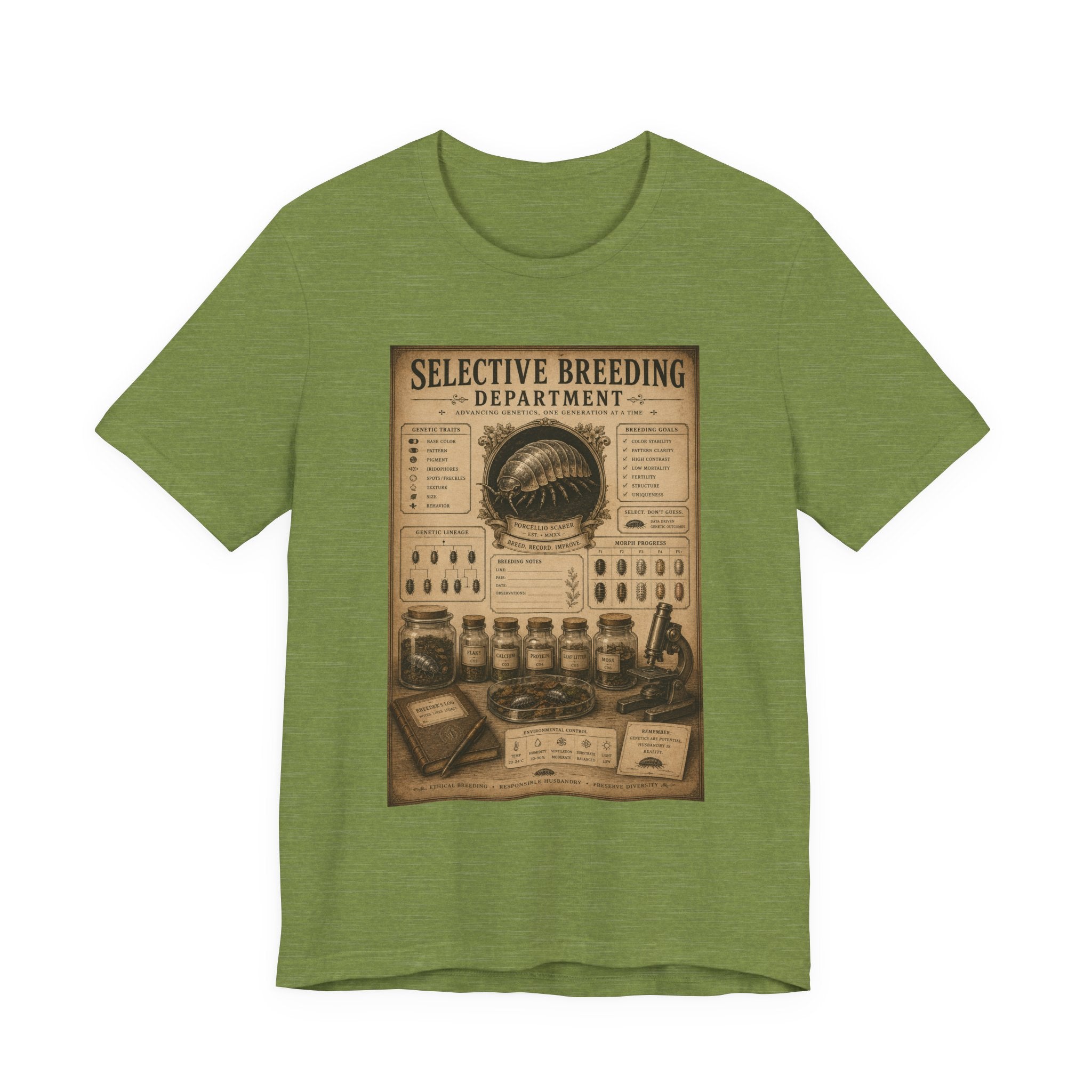 Selective Breeding Department T-Shirt — Vintage Science Illustration Tee