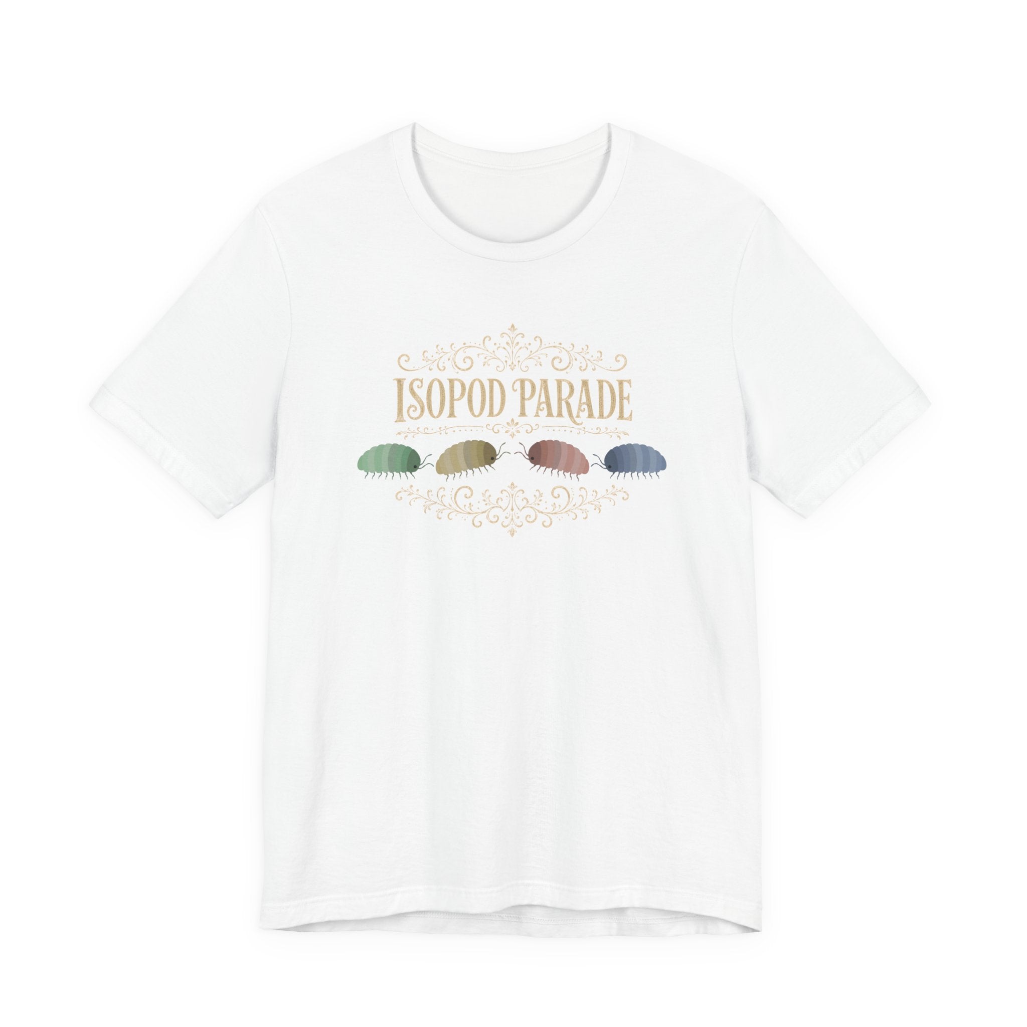 Isopod Parade T‑Shirt — Cute Isopod Shells Graphic Tee