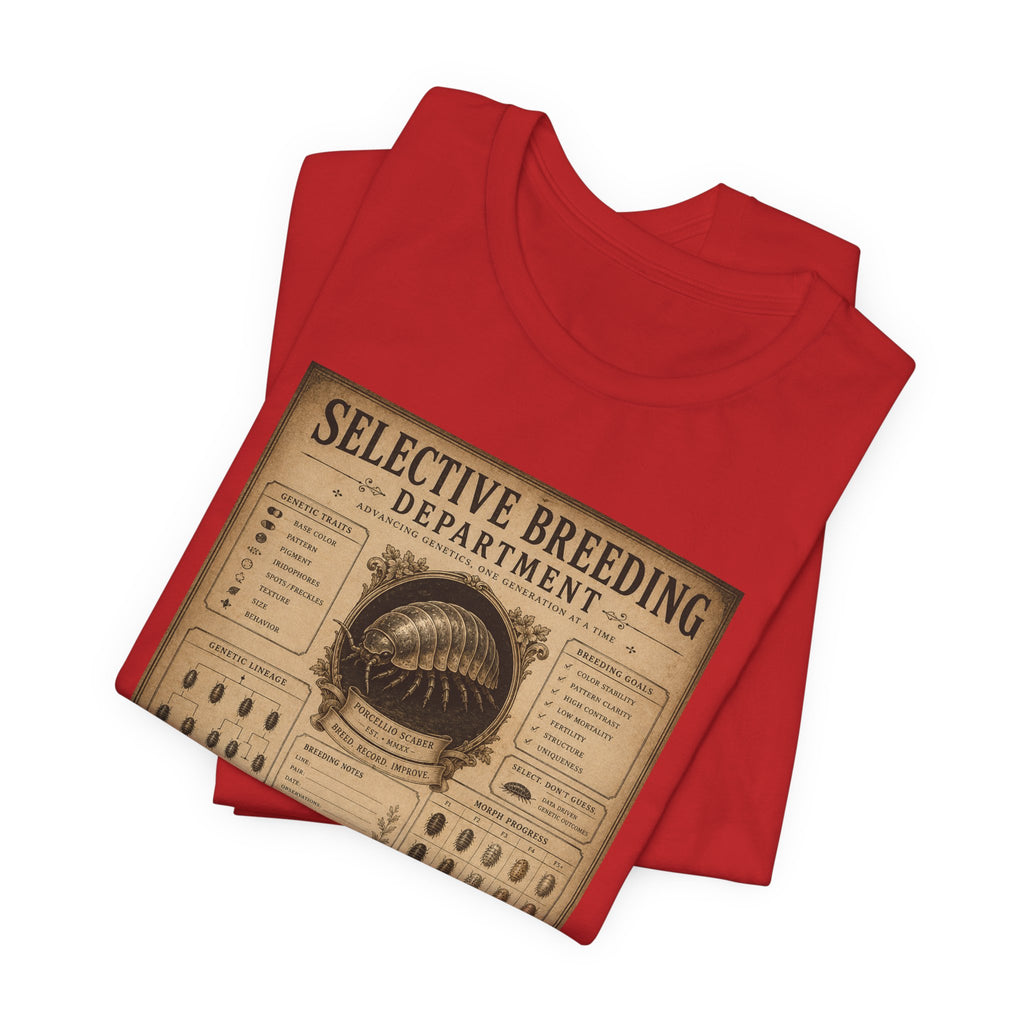 Selective Breeding Department T-Shirt — Vintage Science Illustration Tee