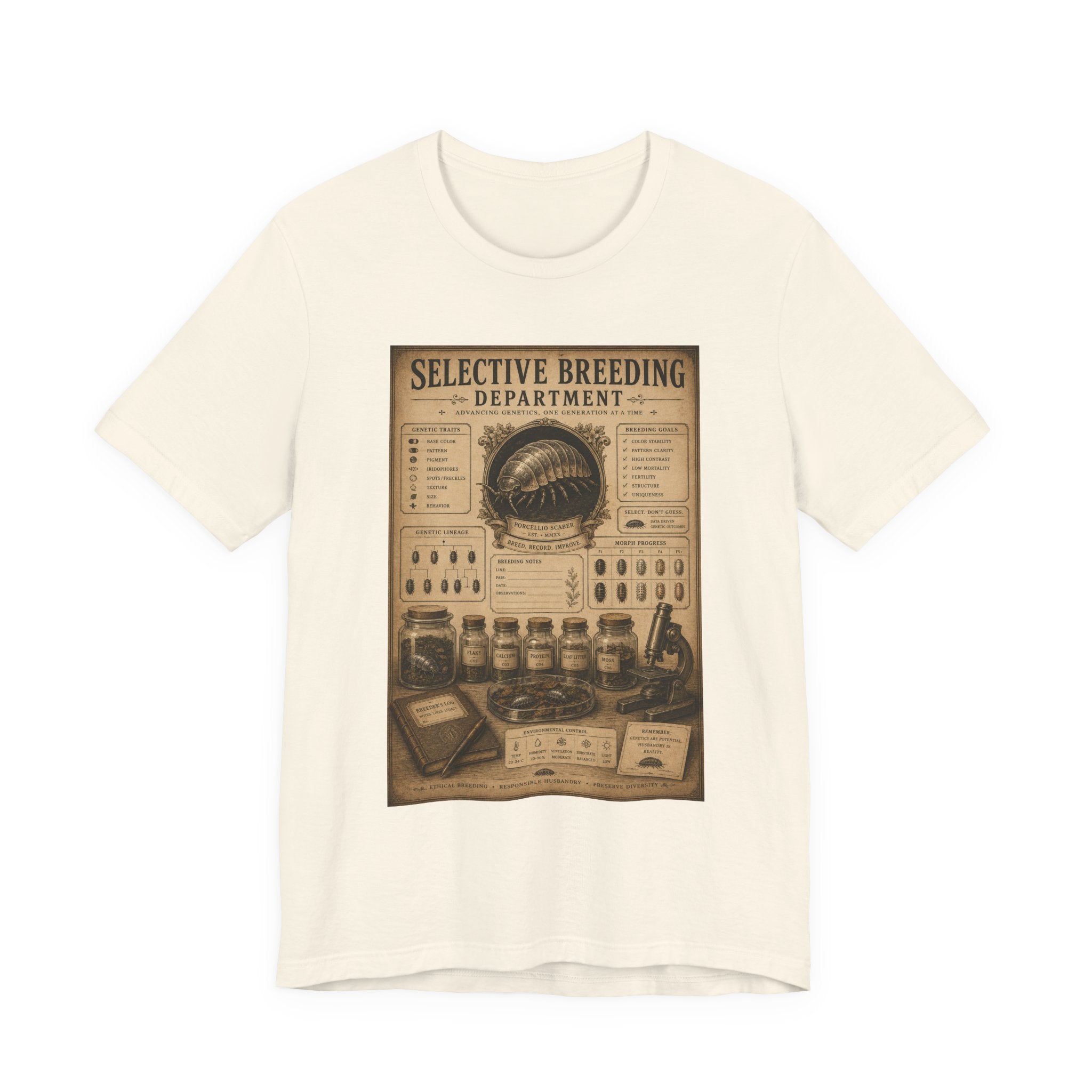 Selective Breeding Department T-Shirt — Vintage Science Illustration Tee