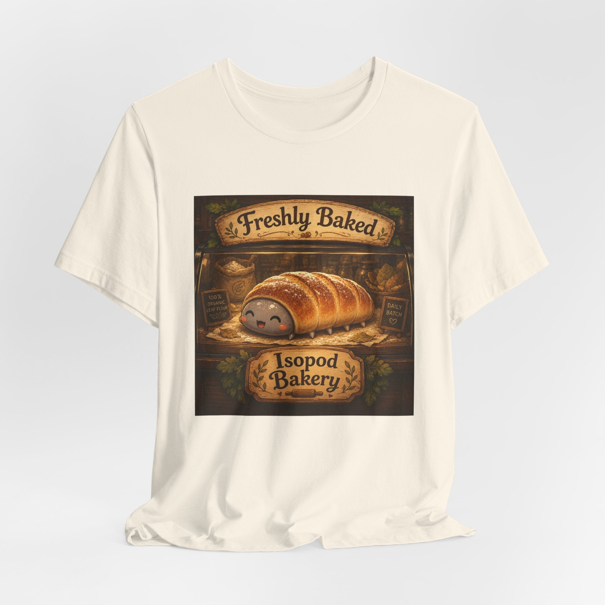 Freshly Baked Isopod Bakery T‑Shirt  Cute Pastry Animal Tee