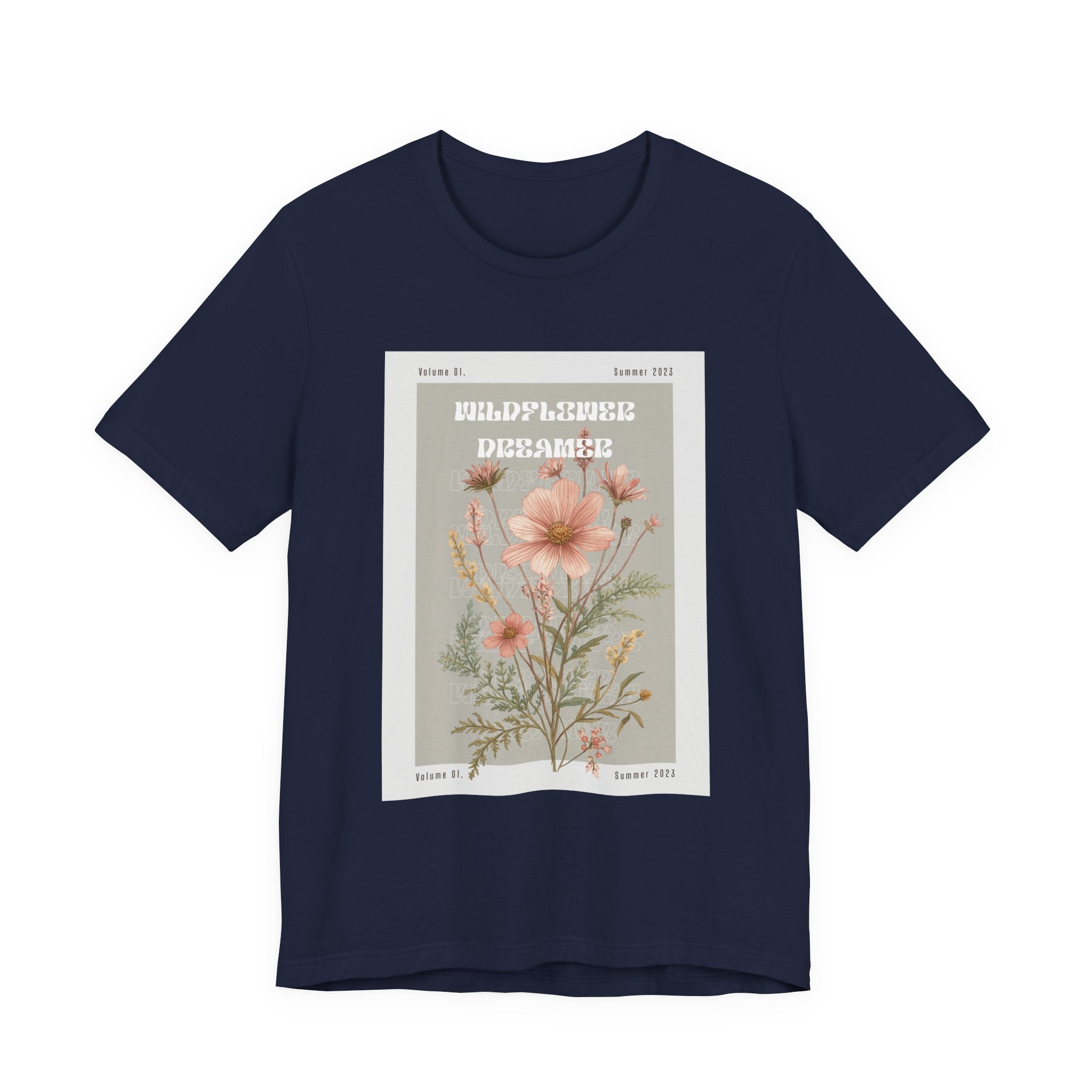 Floral Botanical Tee — 'Wildflower Desires' Vintage Garden Graphic Shirt
