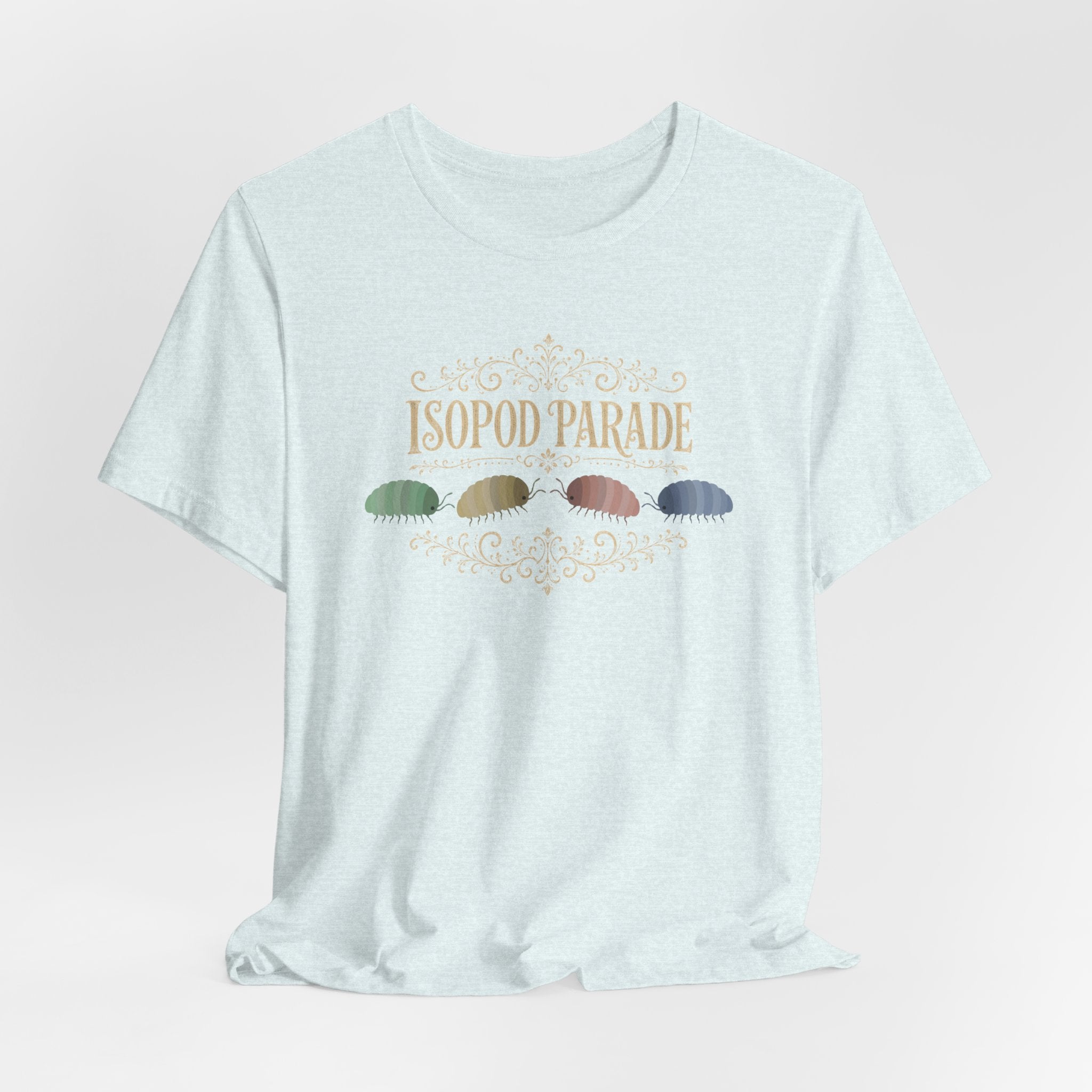 Isopod Parade T‑Shirt — Cute Isopod Shells Graphic Tee