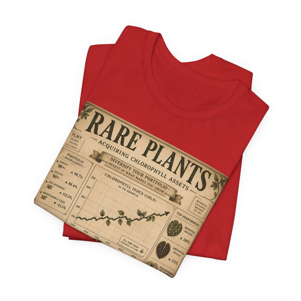 Rare Plants Vintage Graphic Tee — Botanical Chart T-Shirt