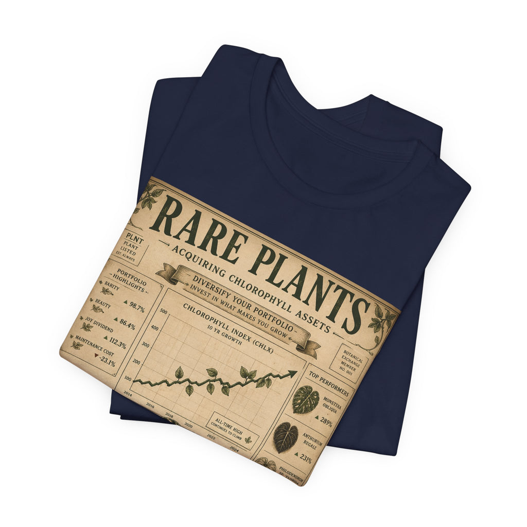 Rare Plants Vintage Graphic Tee — Botanical Chart T-Shirt