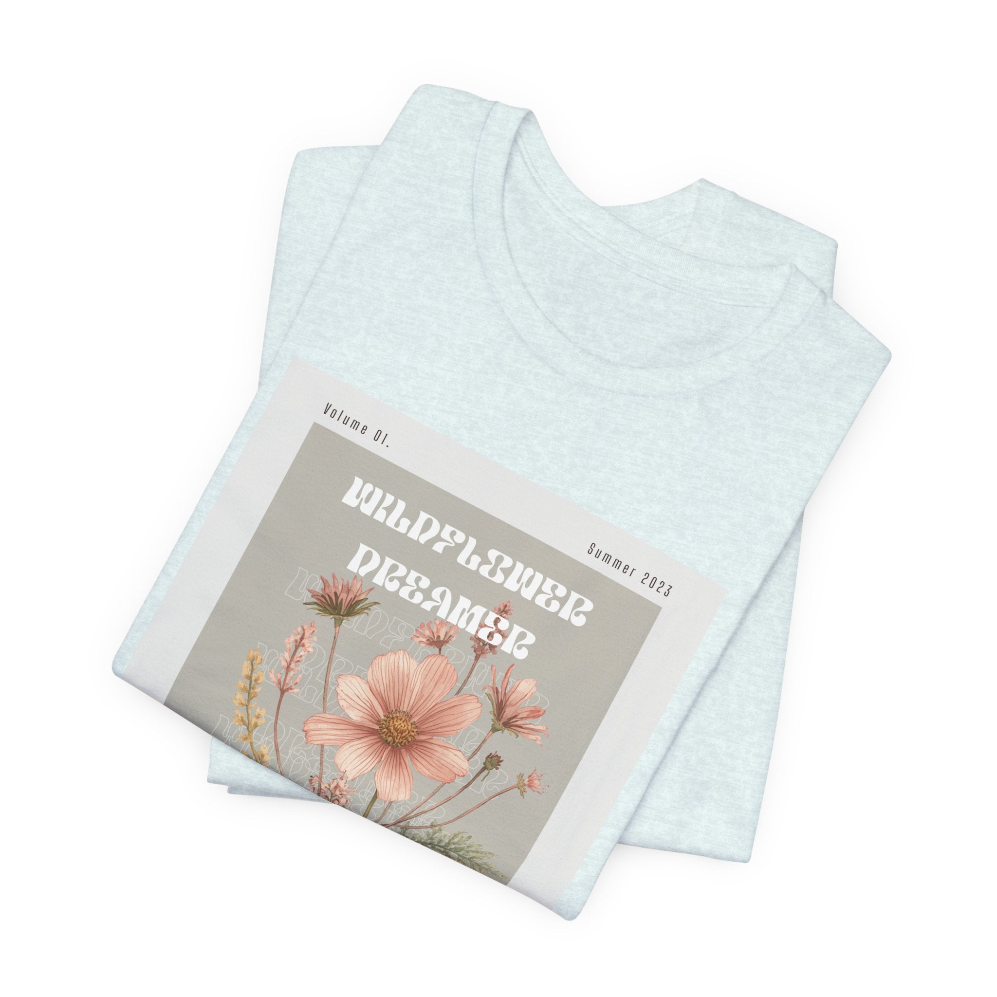 Floral Botanical Tee — 'Wildflower Desires' Vintage Garden Graphic Shirt