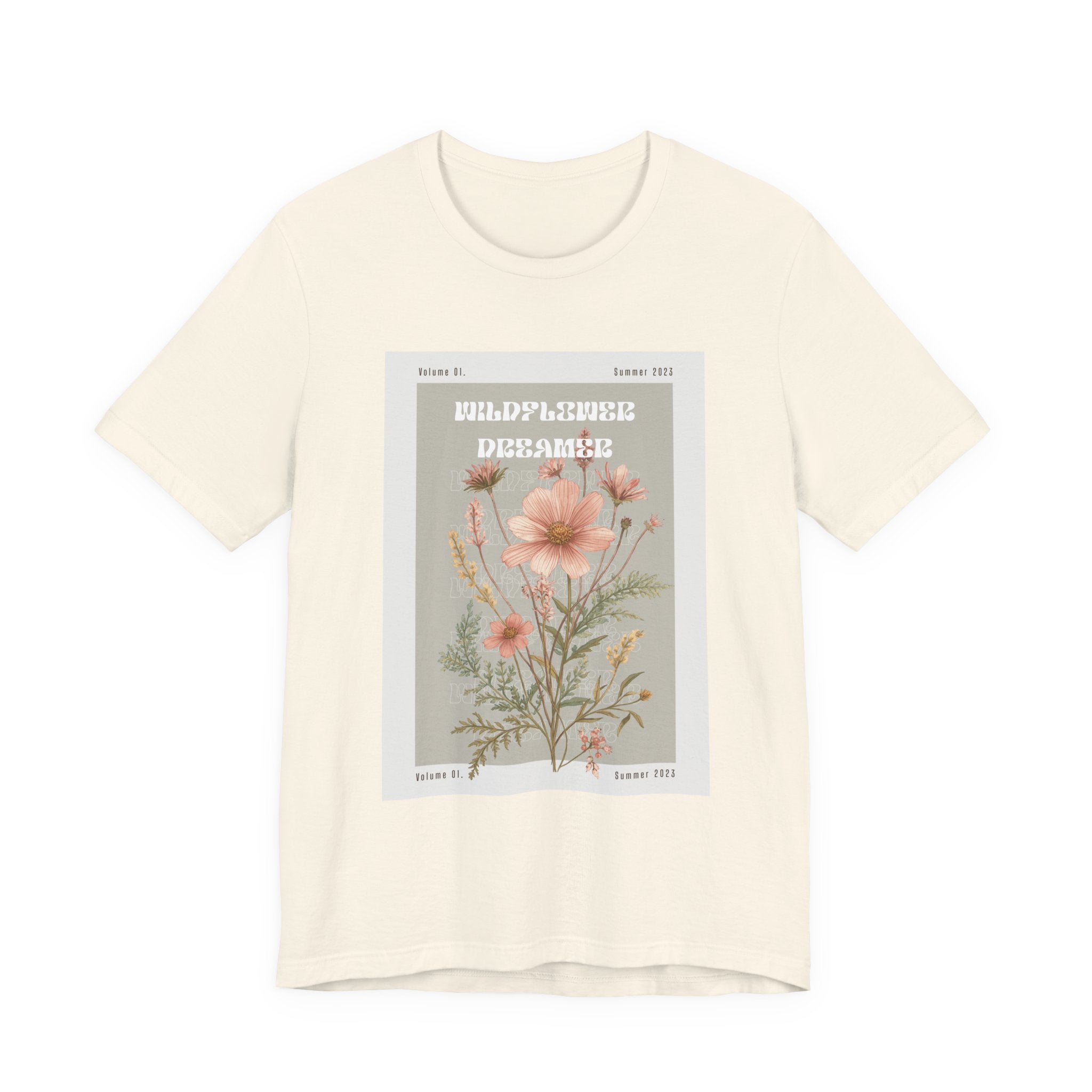 Floral Botanical Tee — 'Wildflower Desires' Vintage Garden Graphic Shirt