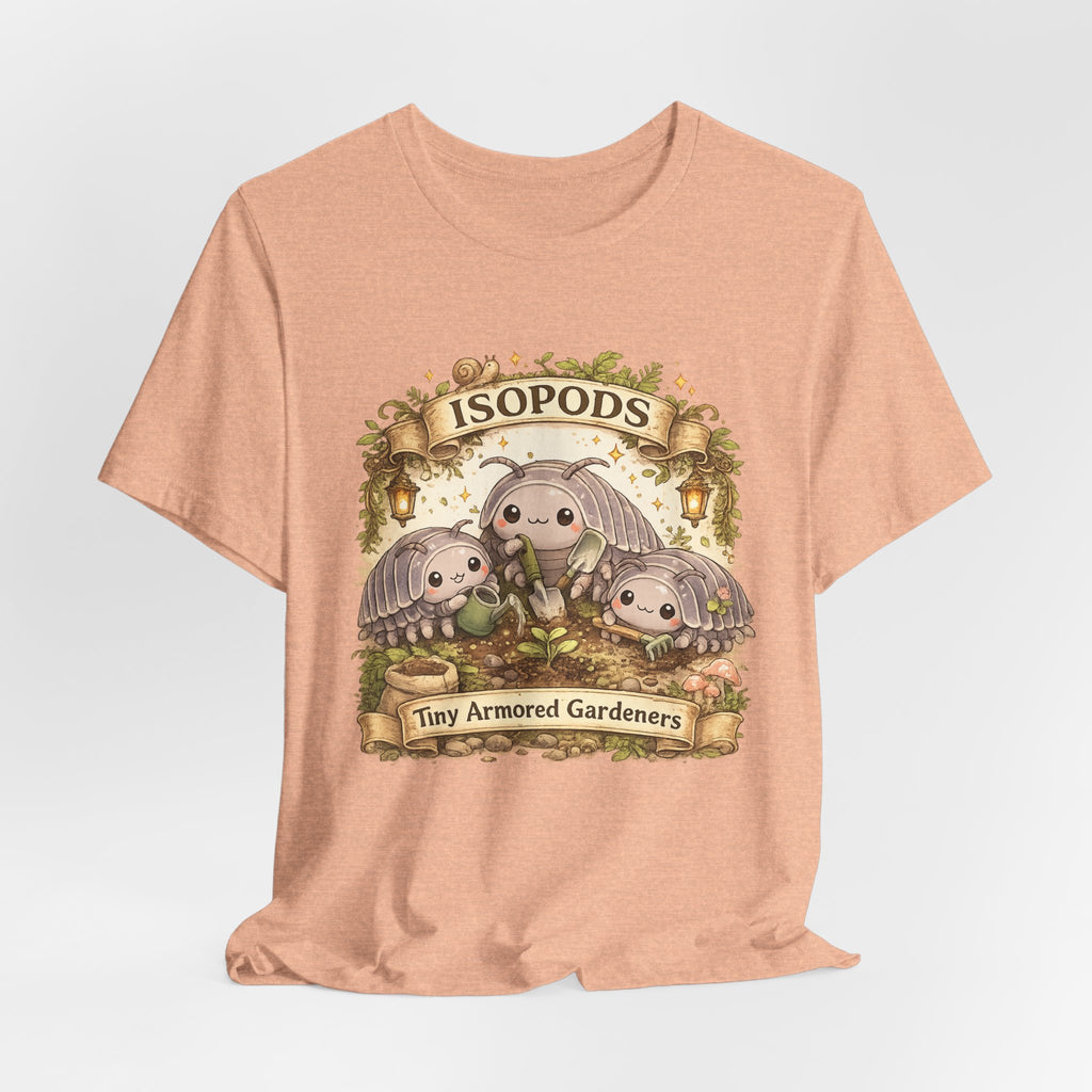 Isopods Tee — "Tiny Armored Gardeners" Cute Isopod T-Shirt