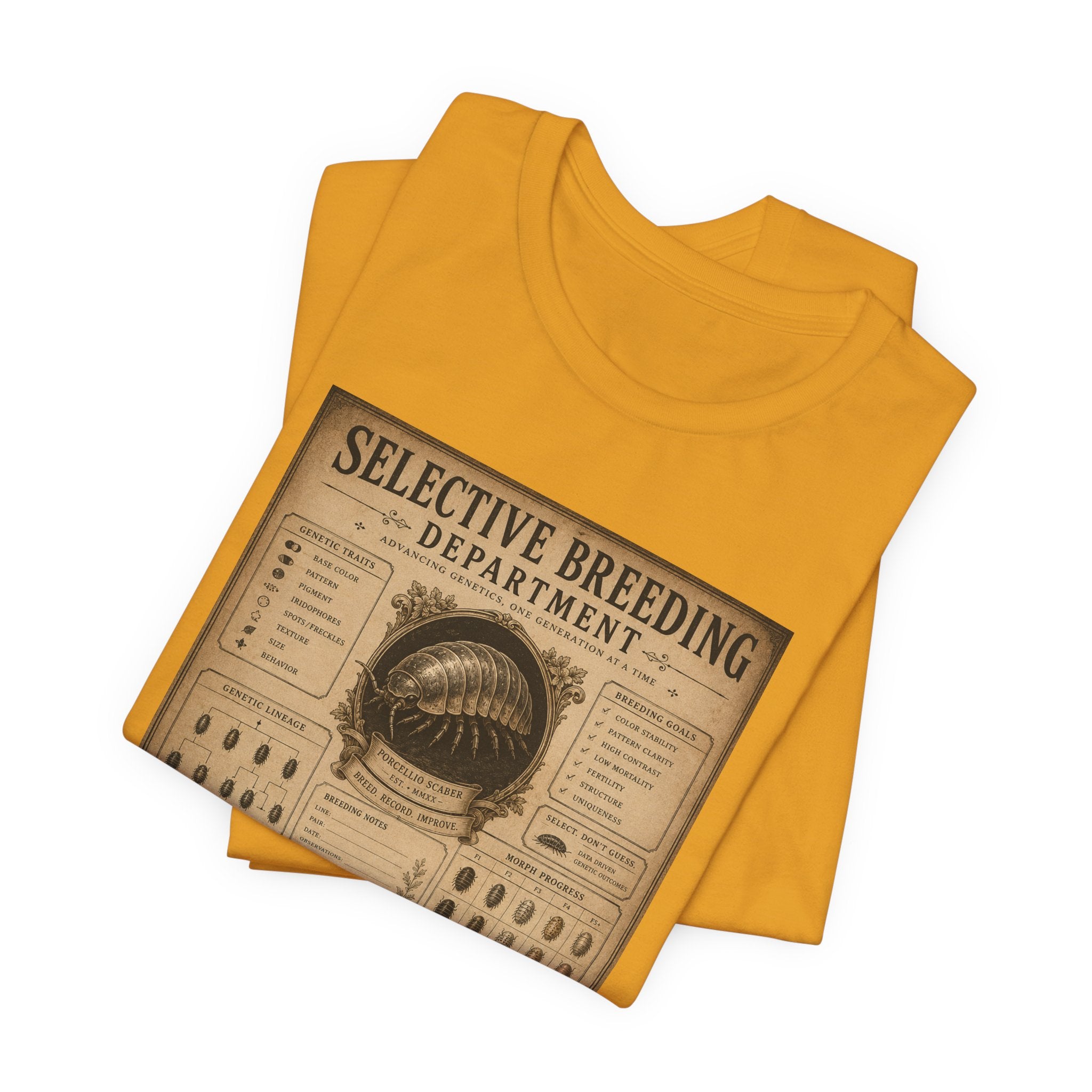 Selective Breeding Department T-Shirt — Vintage Science Illustration Tee