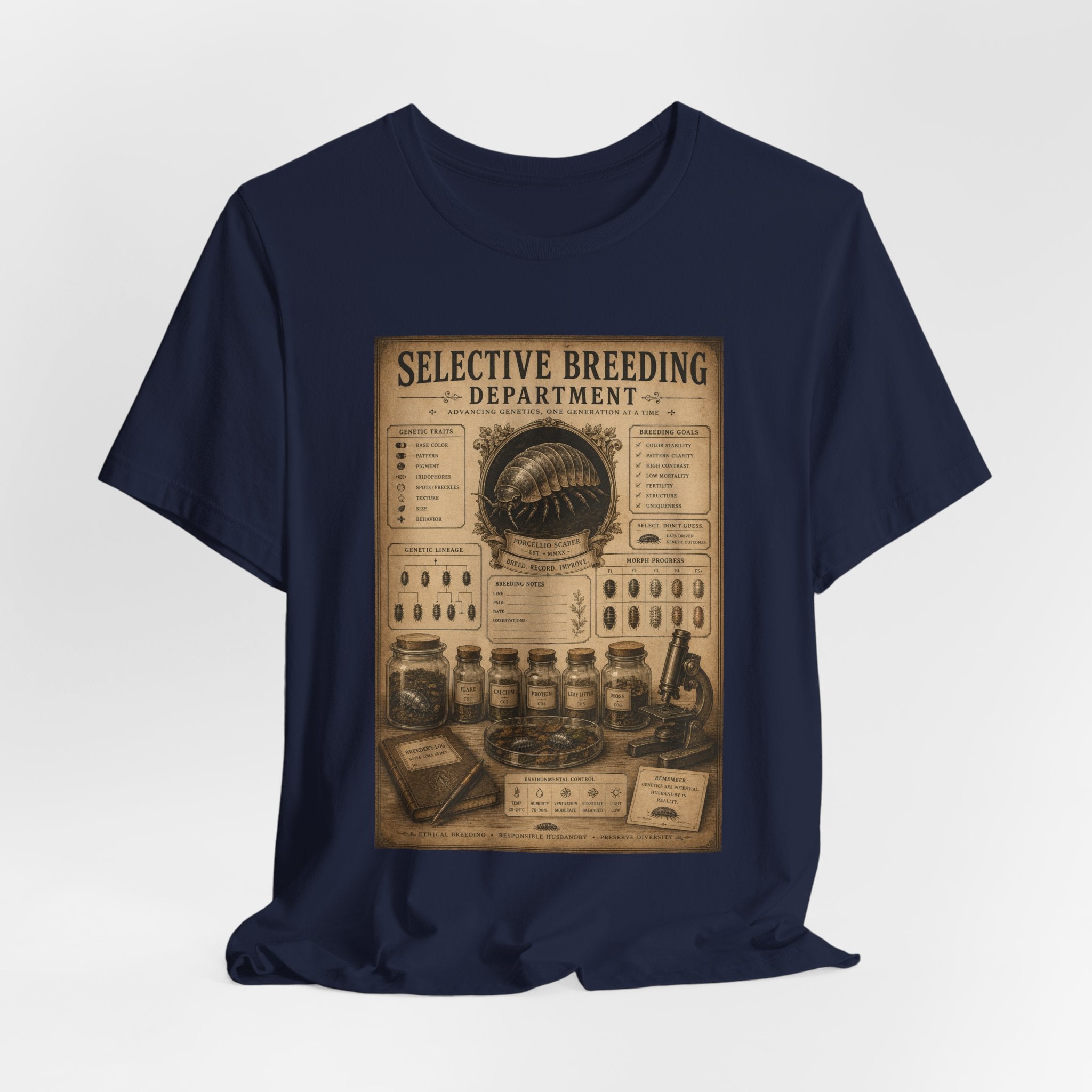 Selective Breeding Department T-Shirt — Vintage Science Illustration Tee