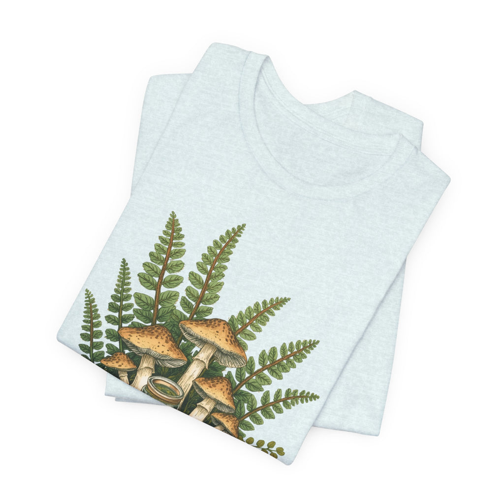 Mushroom Forest Tee — Ferns & Fairy Fungi Graphic T-Shirt