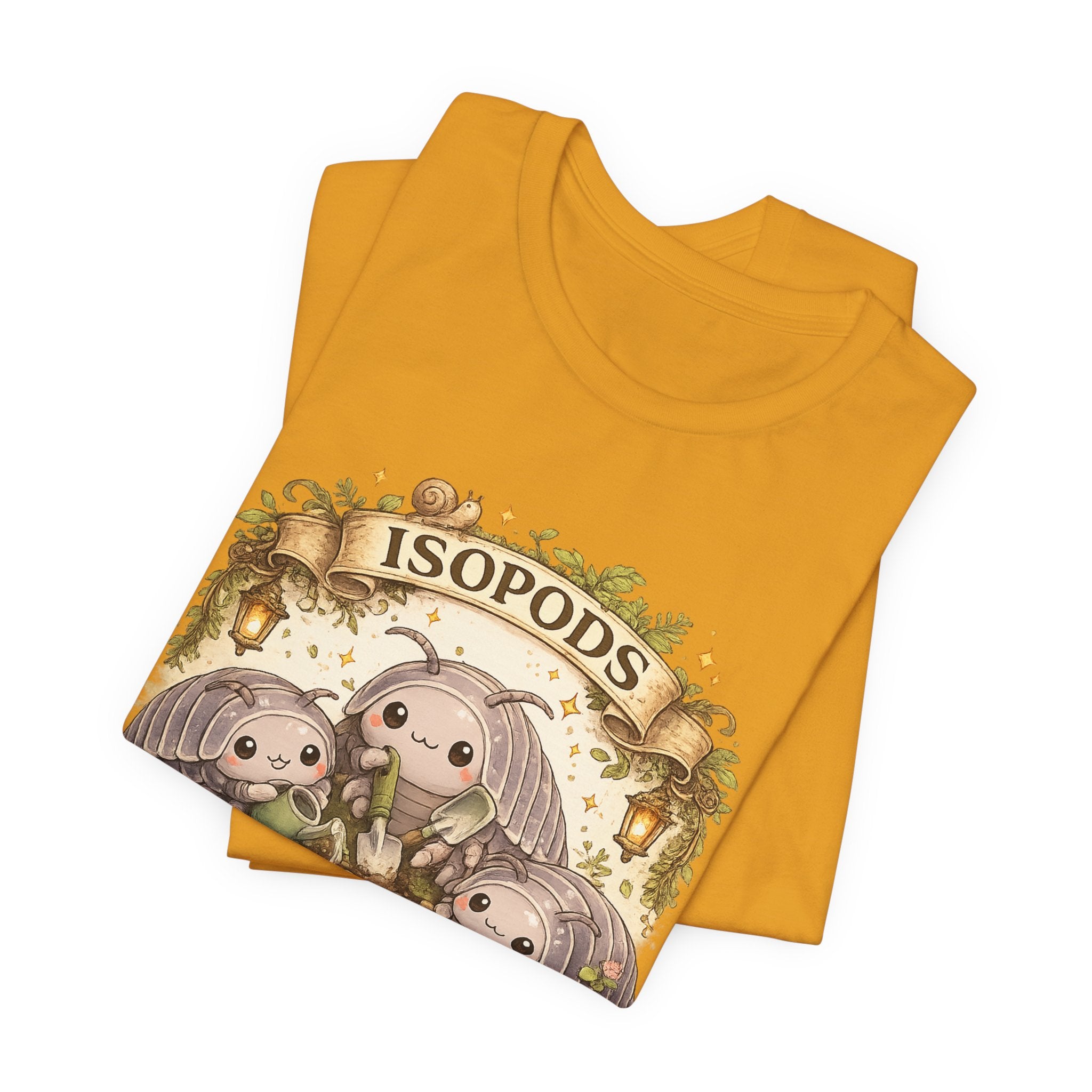 Isopods Tee — "Tiny Armored Gardeners" Cute Isopod T-Shirt
