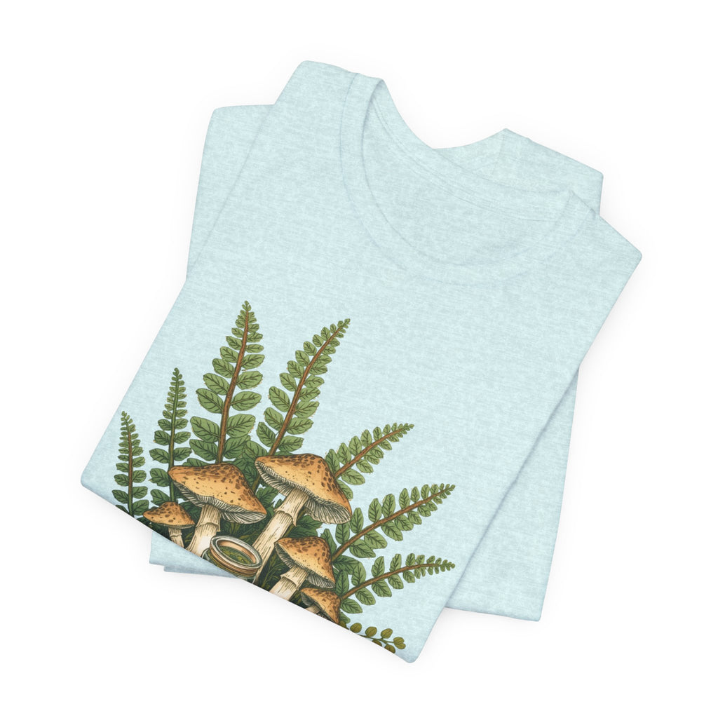 Mushroom Forest Tee — Ferns & Fairy Fungi Graphic T-Shirt