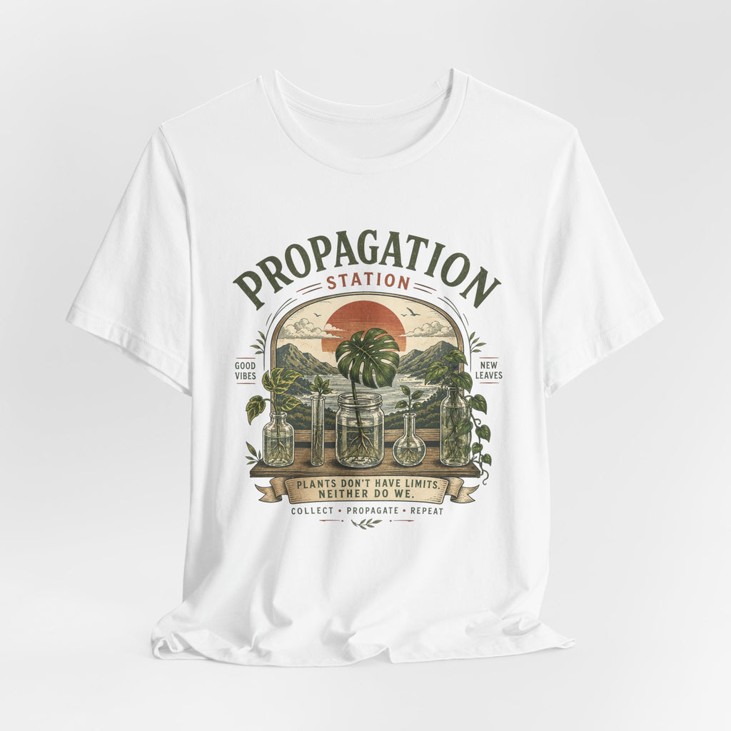Propagation Station T-Shirt — Vintage Plant Propagation Gardening Tee